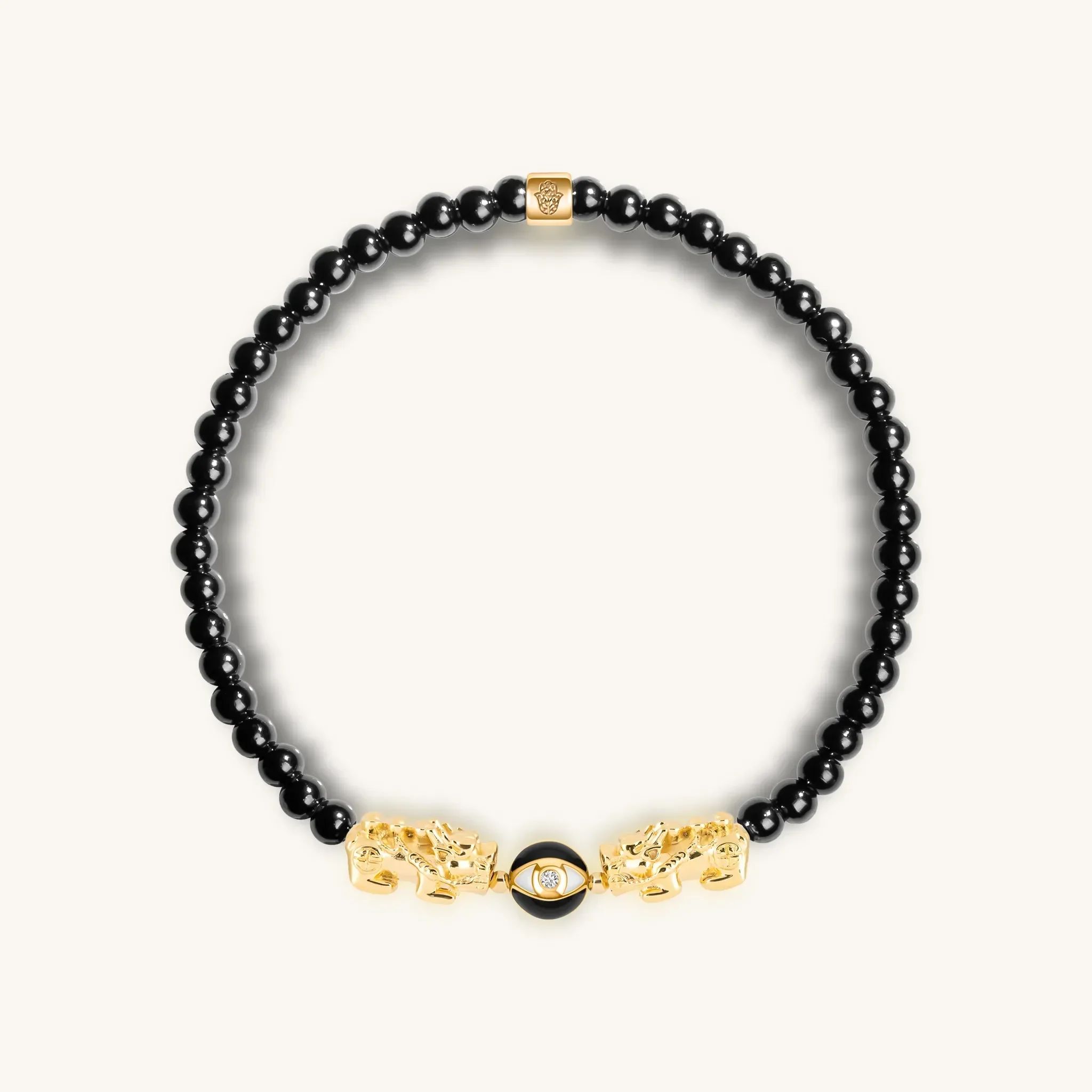 Absolute Power - Double Dragon Evil Eye Bracelet