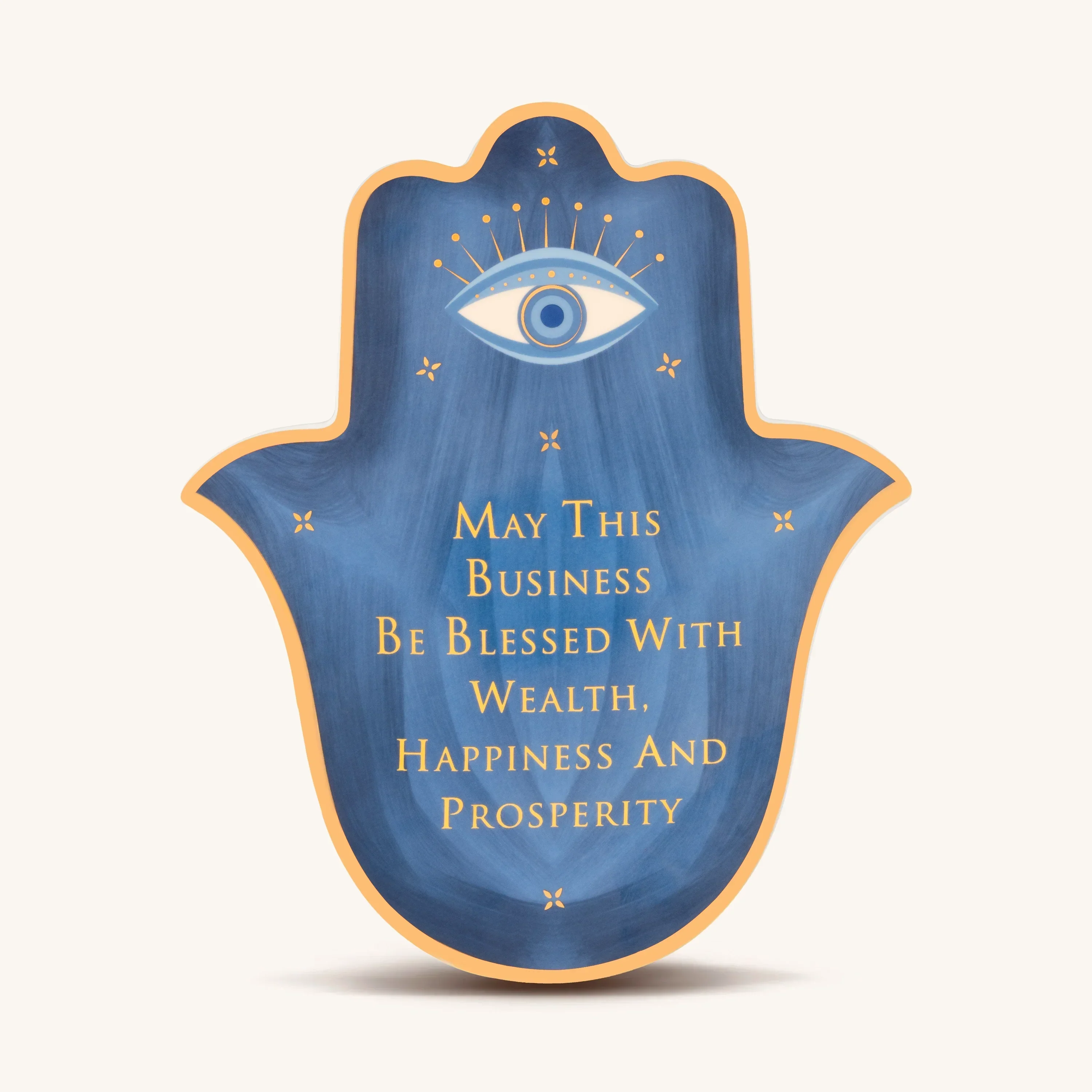 Abundant Ambitions Ceramic Large Hamsa Wall Blessing