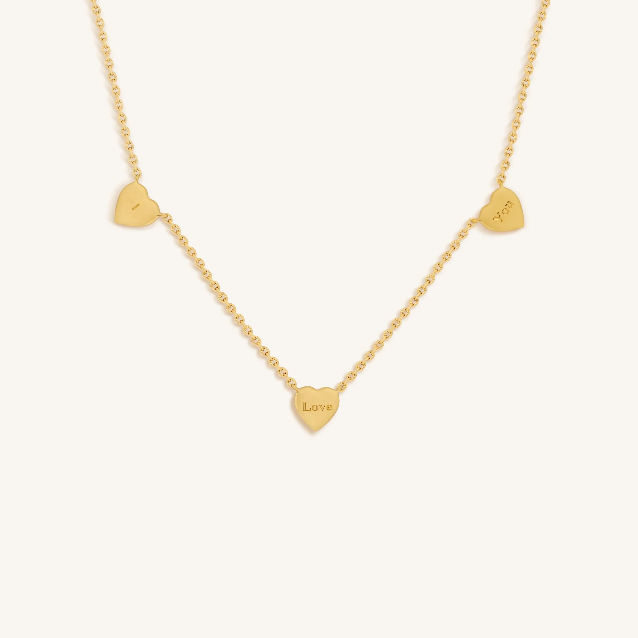 Abundant Solace Mother of Pearl Heart Gold Necklace - Image 4