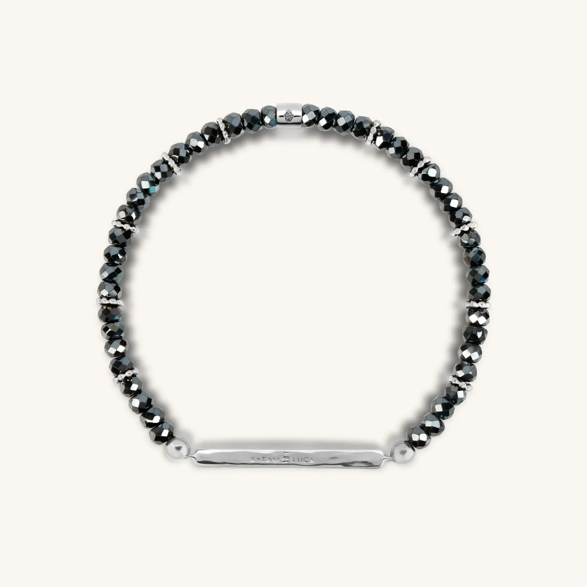 Aligned Awakening Hematite Chakra Bracelet - Image 4