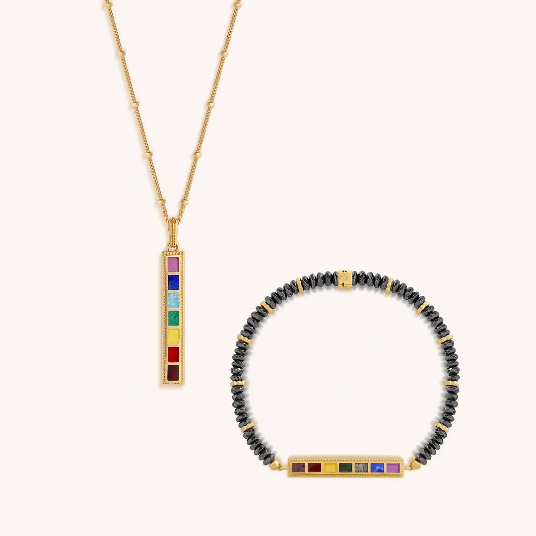 Aligned Energy Seven Chakra Bar Set