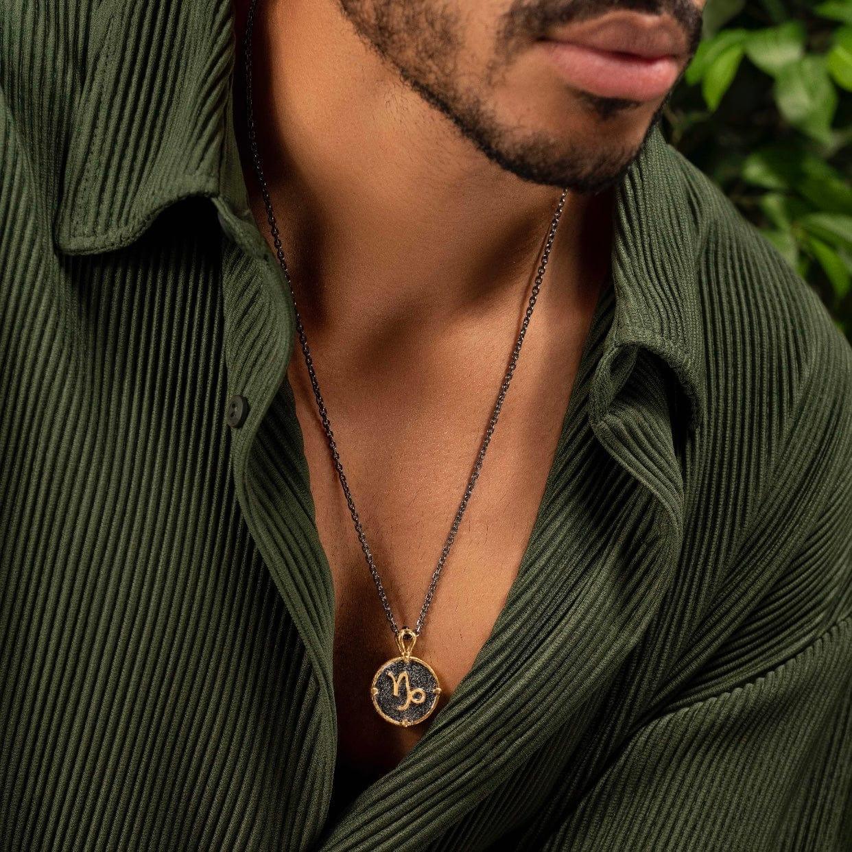 Ambitious Tolerance - Capricorn Zodiac Onyx Necklace - Image 2
