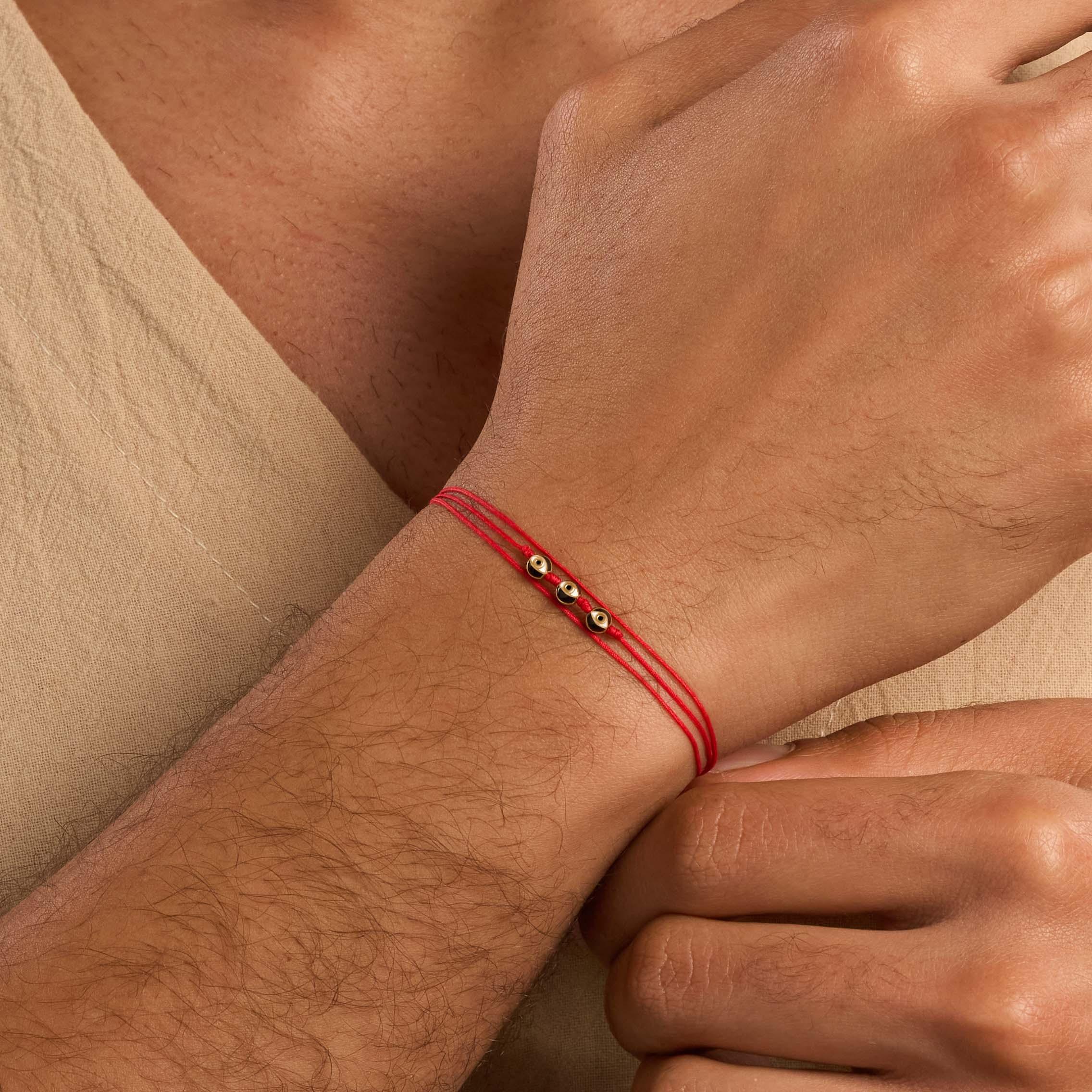 Amplified Protection - Evil Eye Red String Bracelet - Image 3