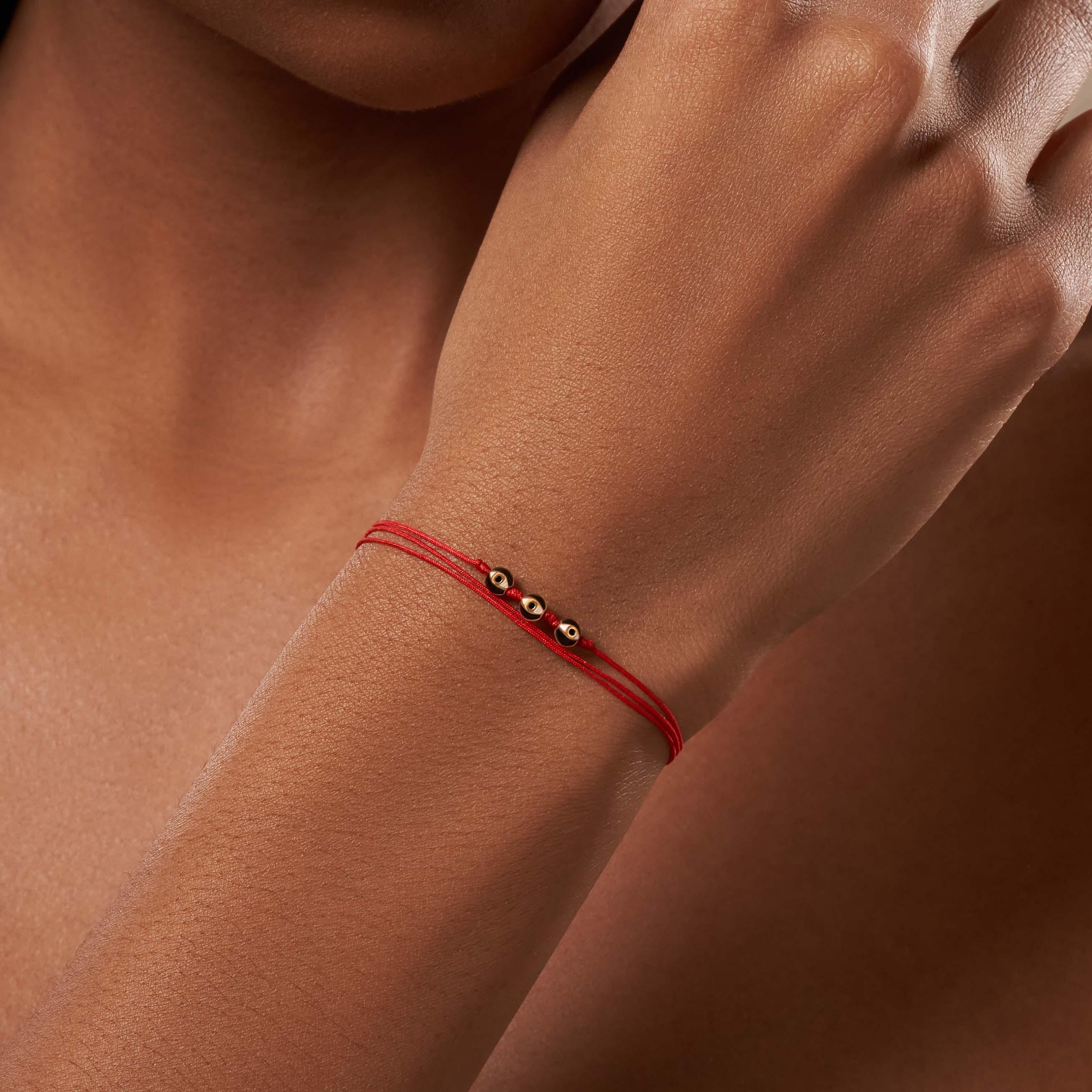 Amplified Protection - Evil Eye Red String Bracelet - Image 4