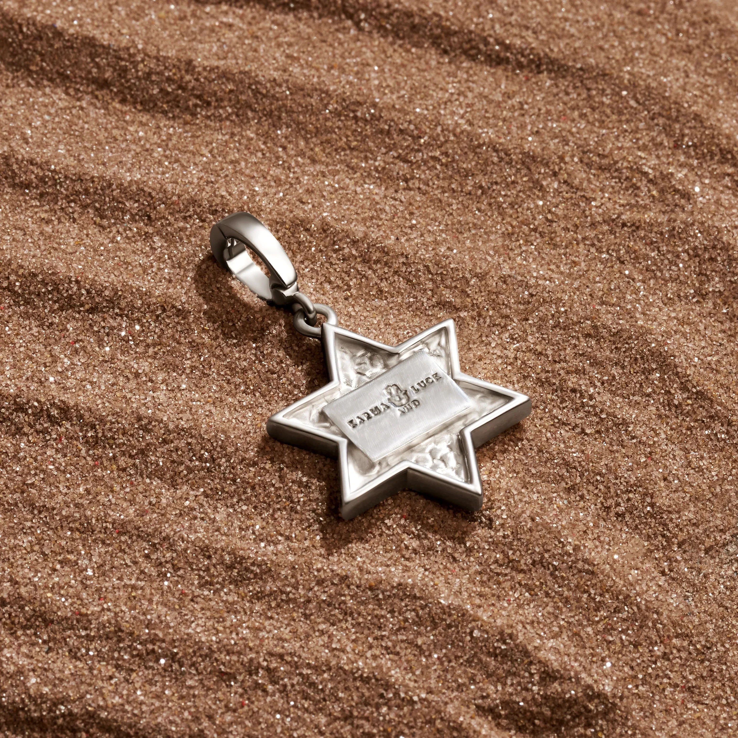 Ancestral Protector - Tiger’s Eye Star of David Charm - Image 3