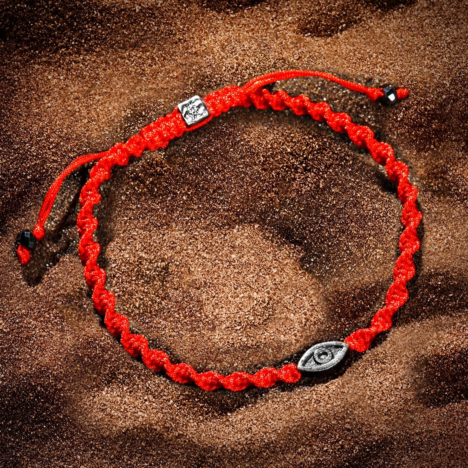 Ancient Protection - Red String Evil Eye Bracelet - Image 3