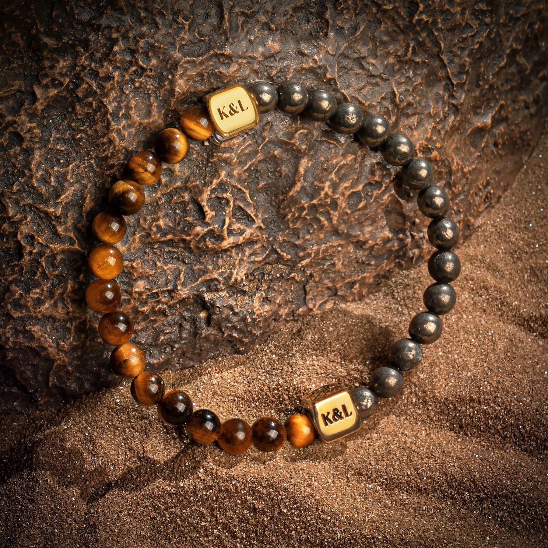 Ancient Warrior - Tiger's Eye Pyrite Bracelet - Image 3