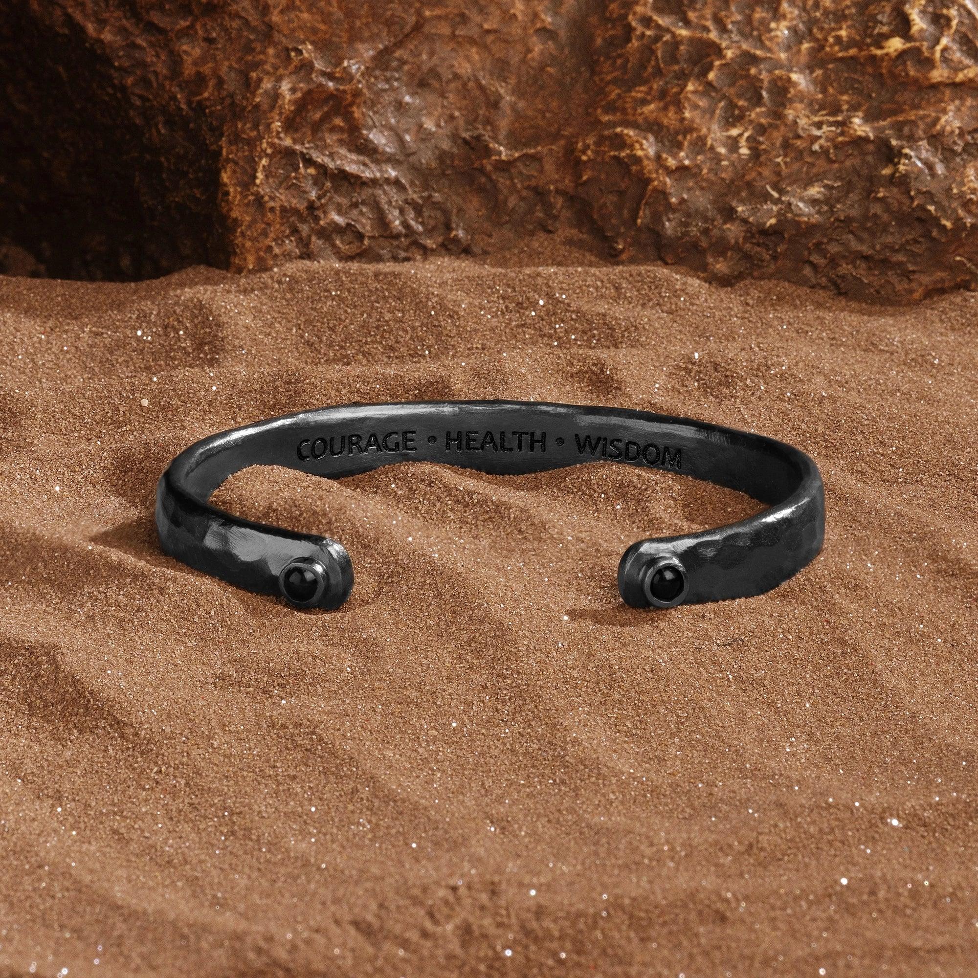 Ancient Wisdom - 3 Letters Men's Cuff - Image 3