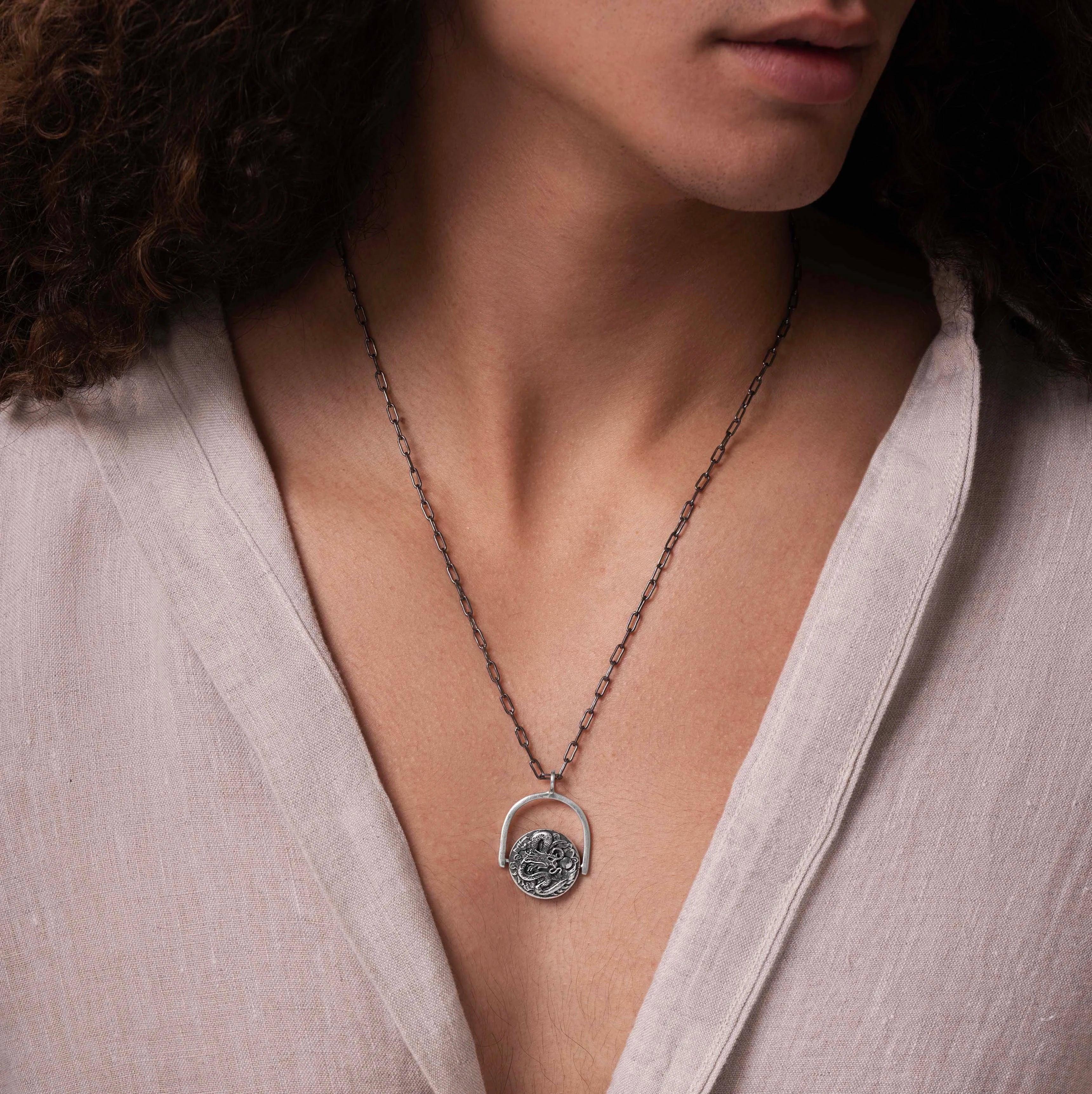 Ancient Wisdom - Dragon Pendant Necklace - Image 2
