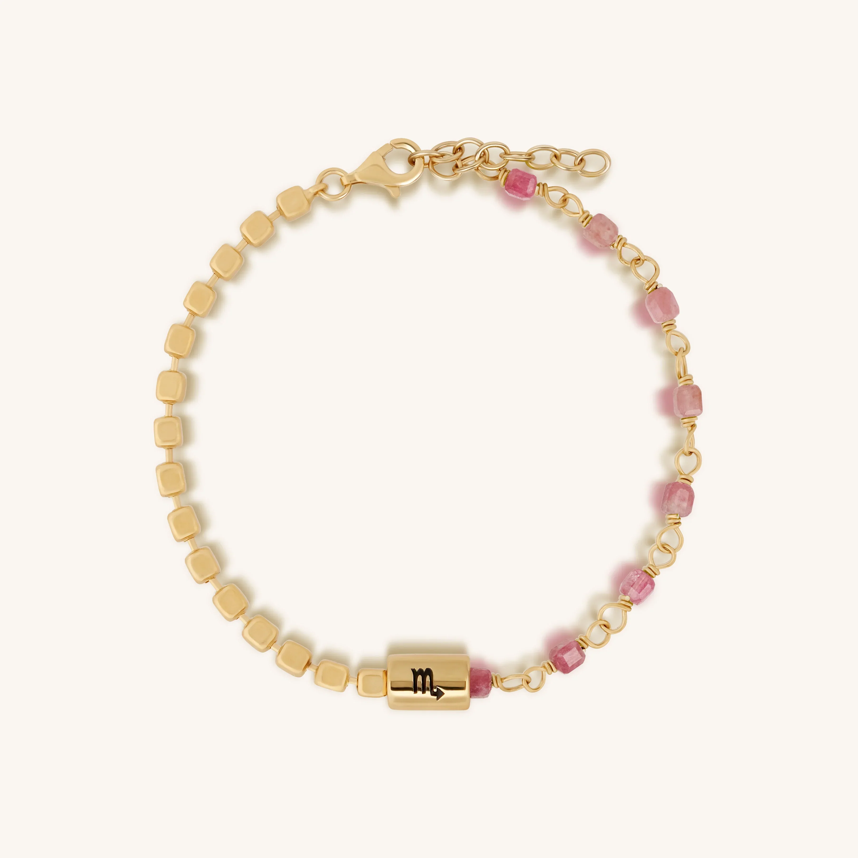Ardent Mystic Scorpio Pink Tourmaline Bracelet