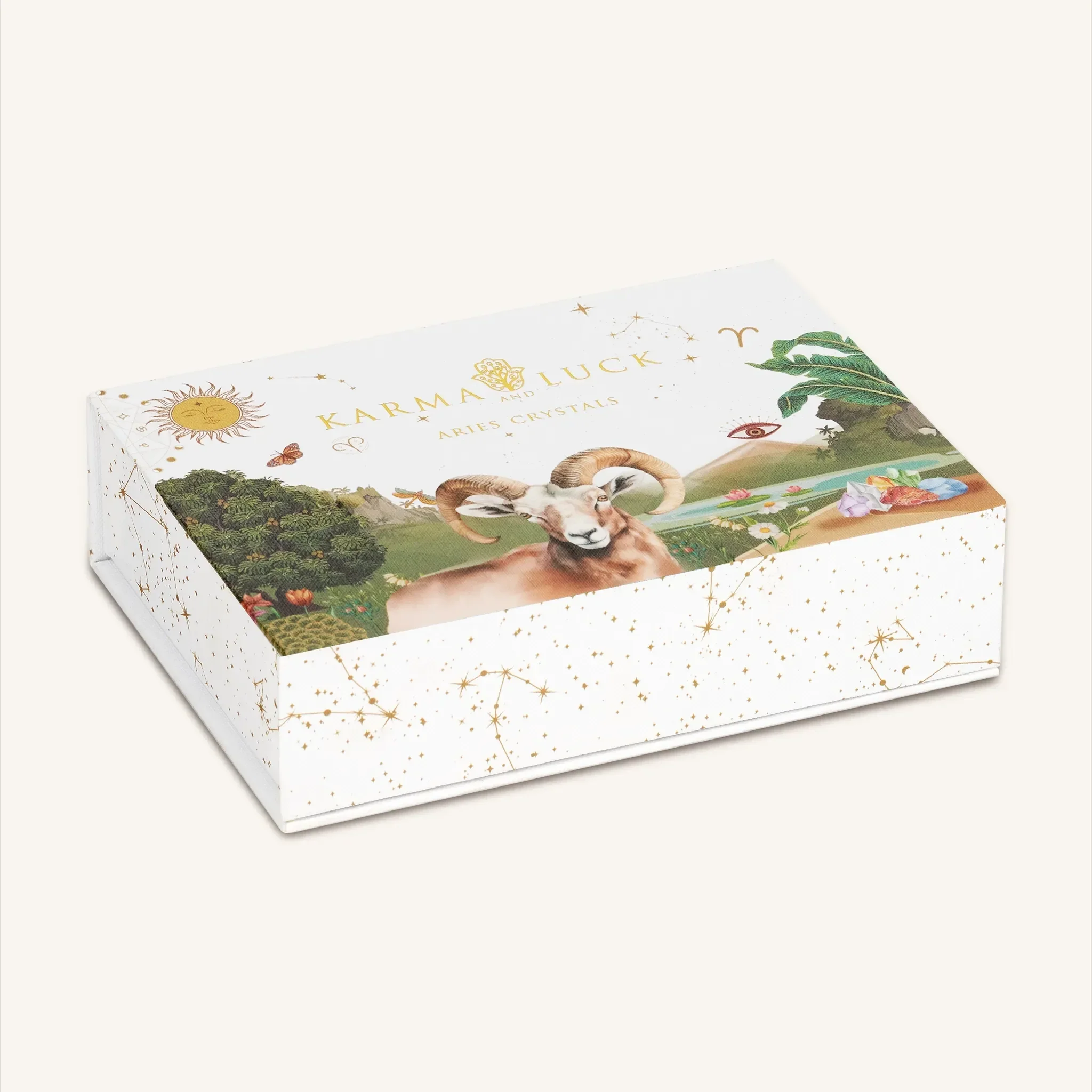 Feed Your Passion Aries Zodiac Crystal Box - Image 2