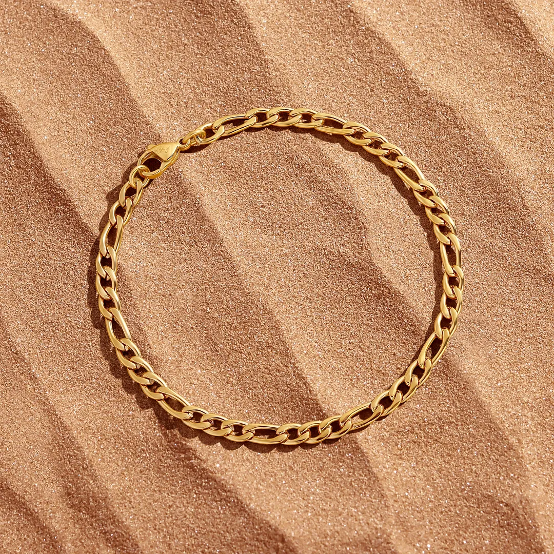 Balance & Boldness Stainless Steel Chain Bracelet