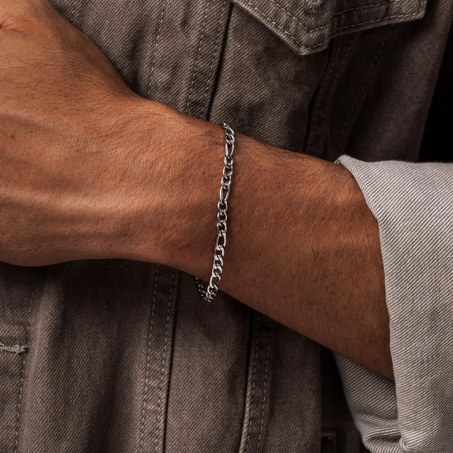 Balance & Boldness Stainless Steel Chain Bracelet - Image 6