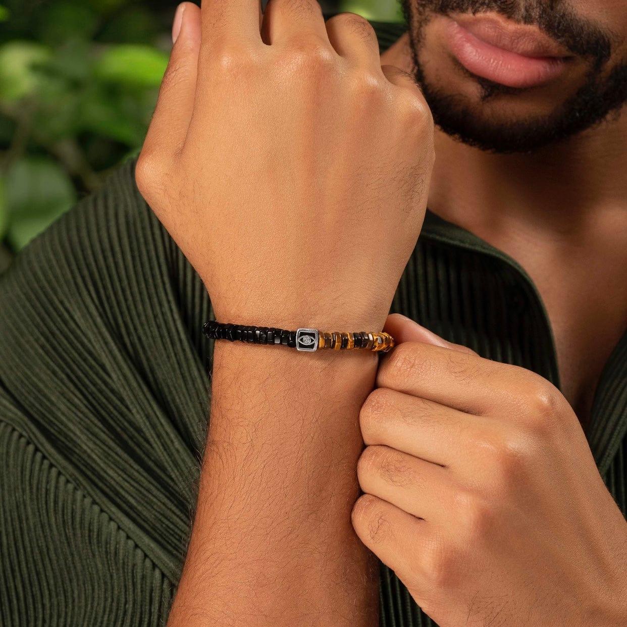 Balanced Healing - Onyx Tiger's Eye Bracelet - Image 2