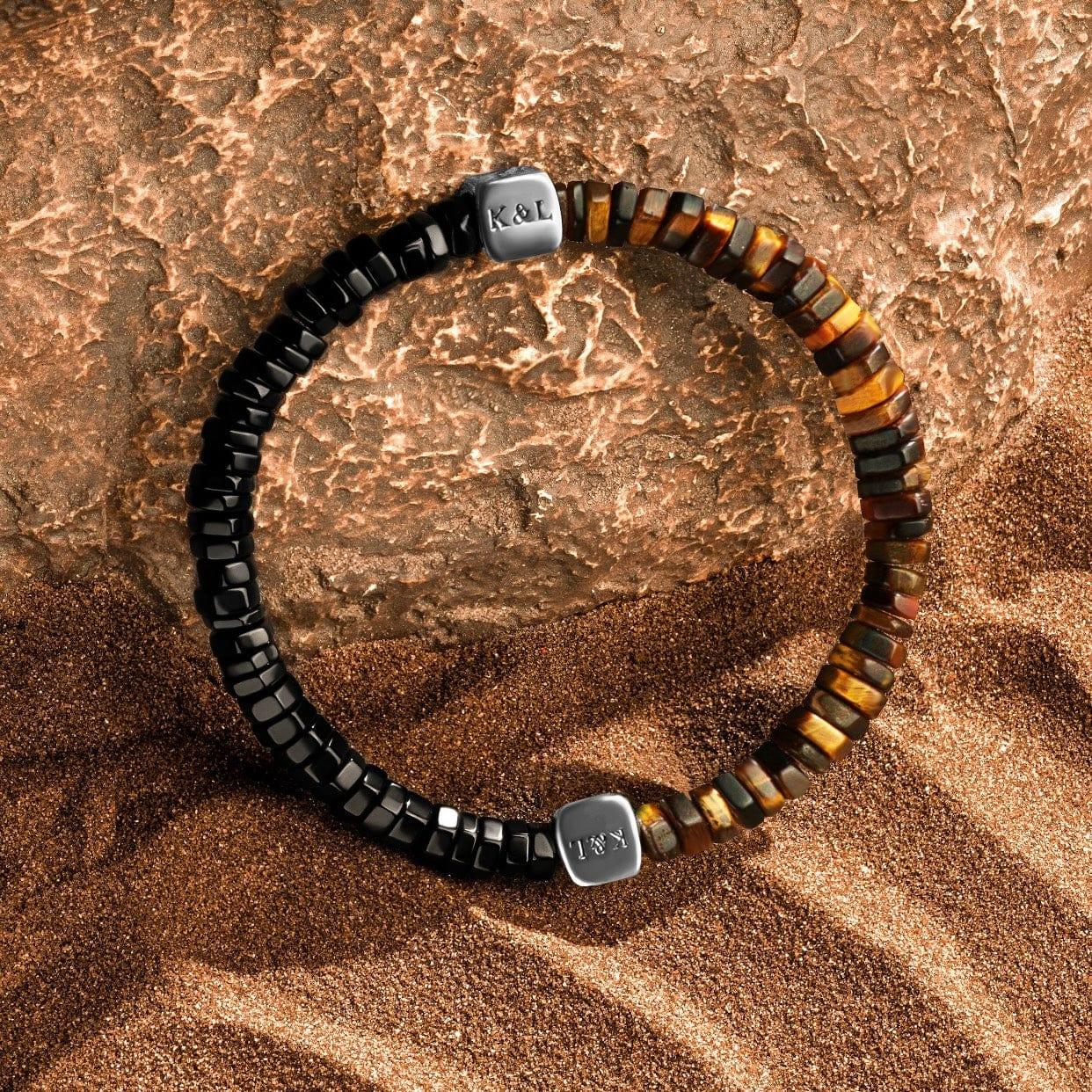 Balanced Healing - Onyx Tiger's Eye Bracelet - Image 3