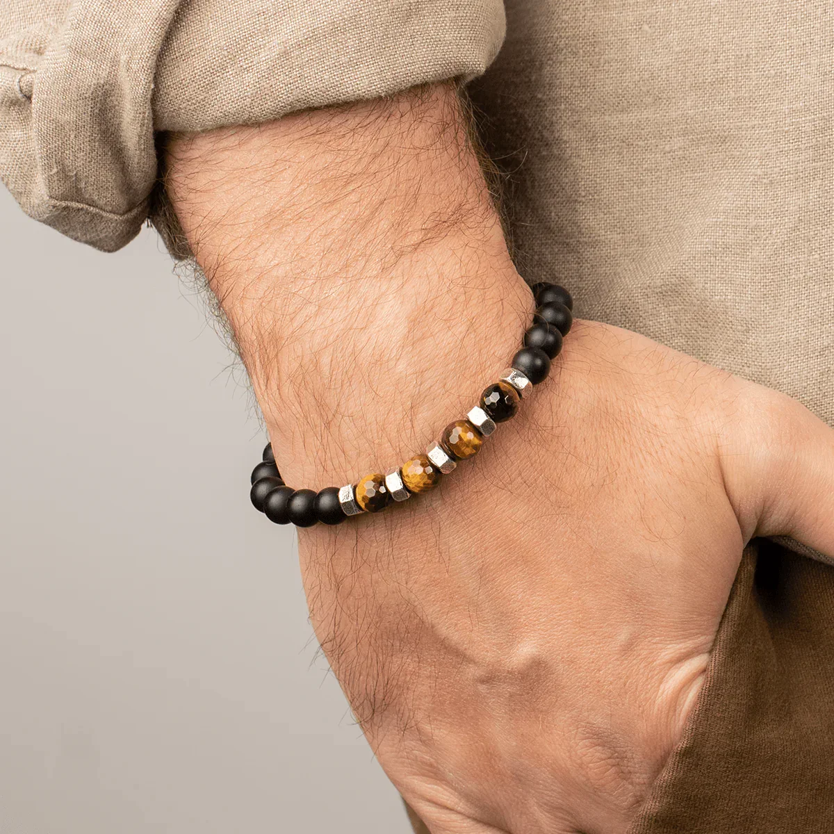 Bestowed Strength - Matte Onyx Bracelet - Image 2