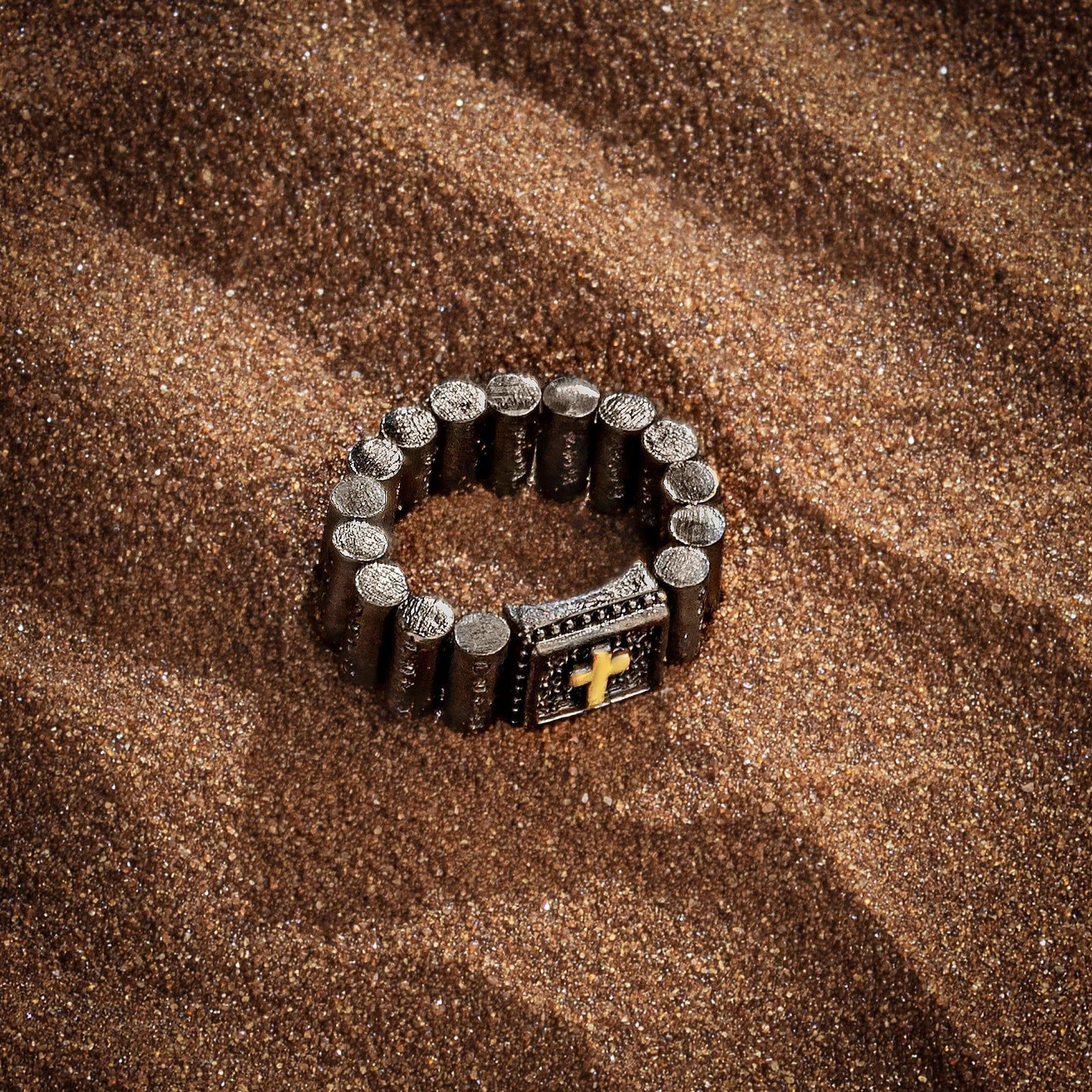 Blessed Faith - Cross Mantra Ring - Image 3