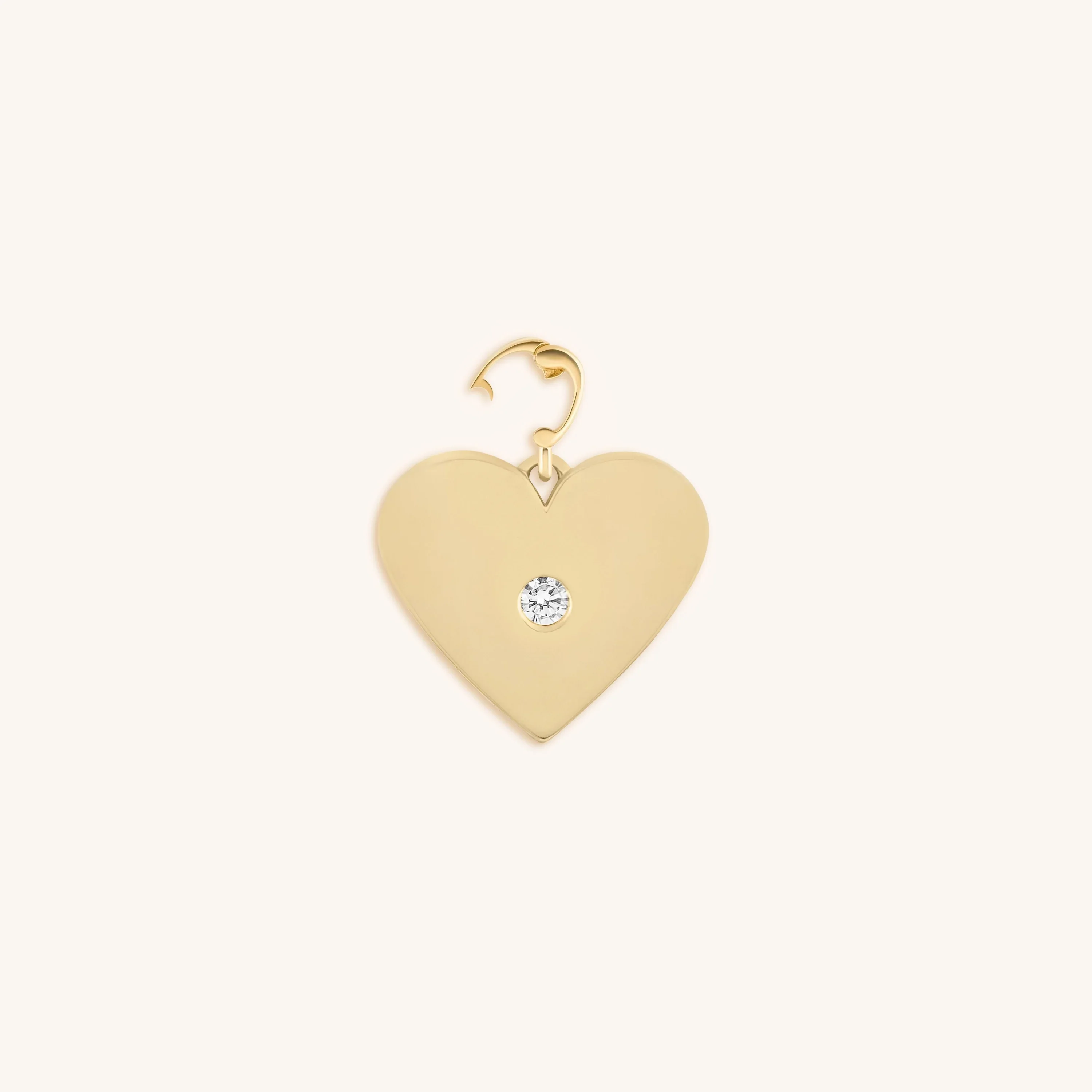 Blissful Embrace Gold Heart Charm - Image 3