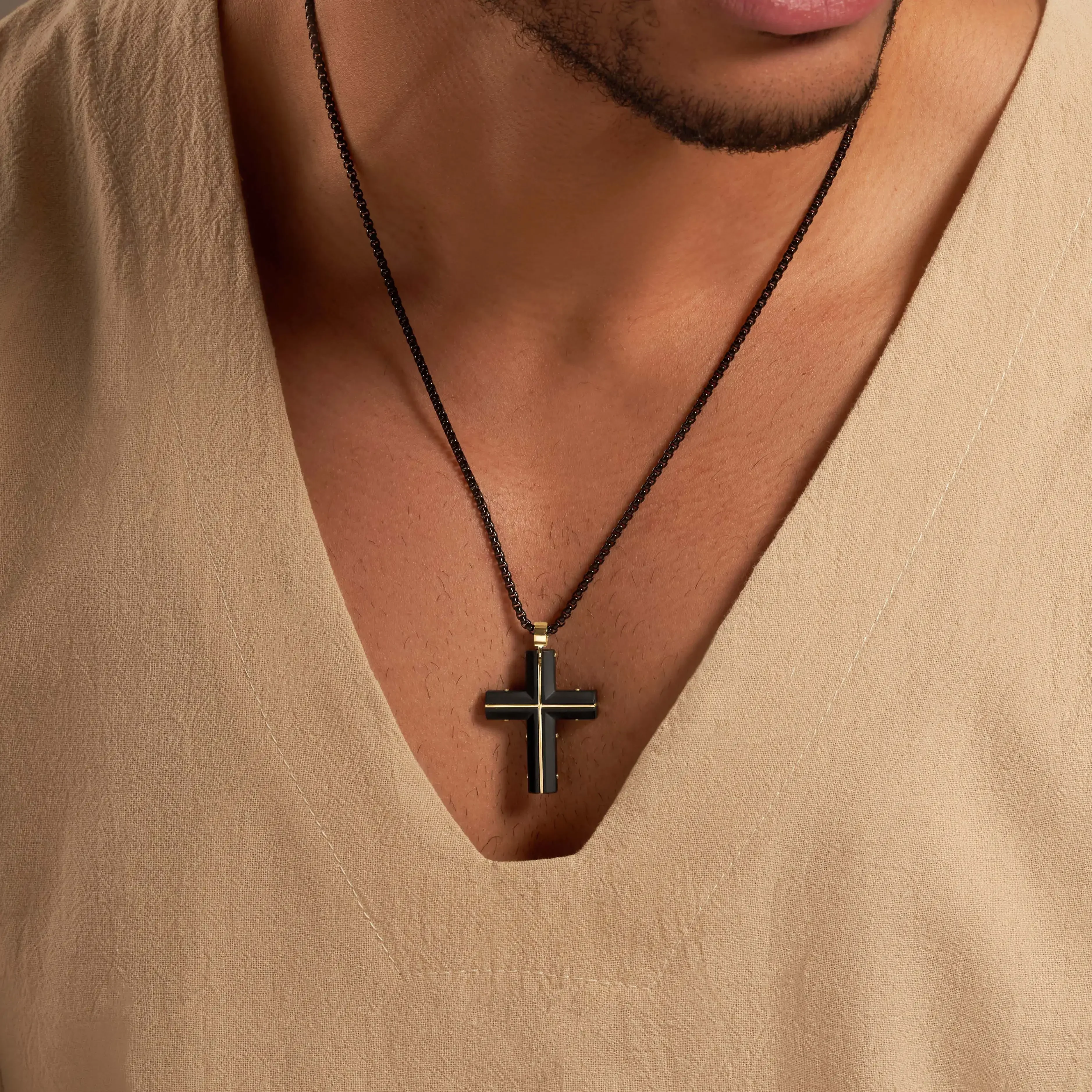 Blissful Empowerment Cross Necklace - Image 2