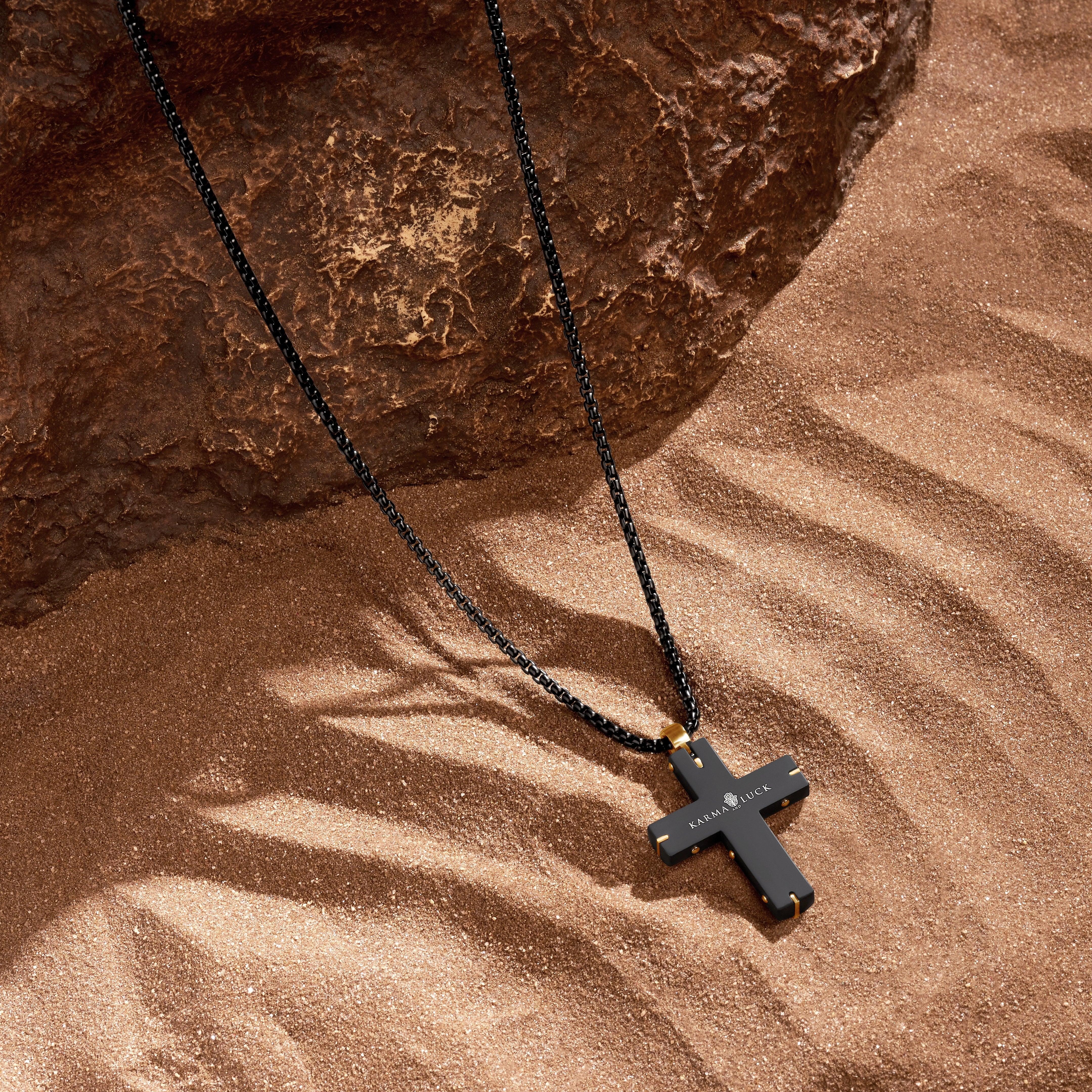 Blissful Empowerment Cross Necklace - Image 3