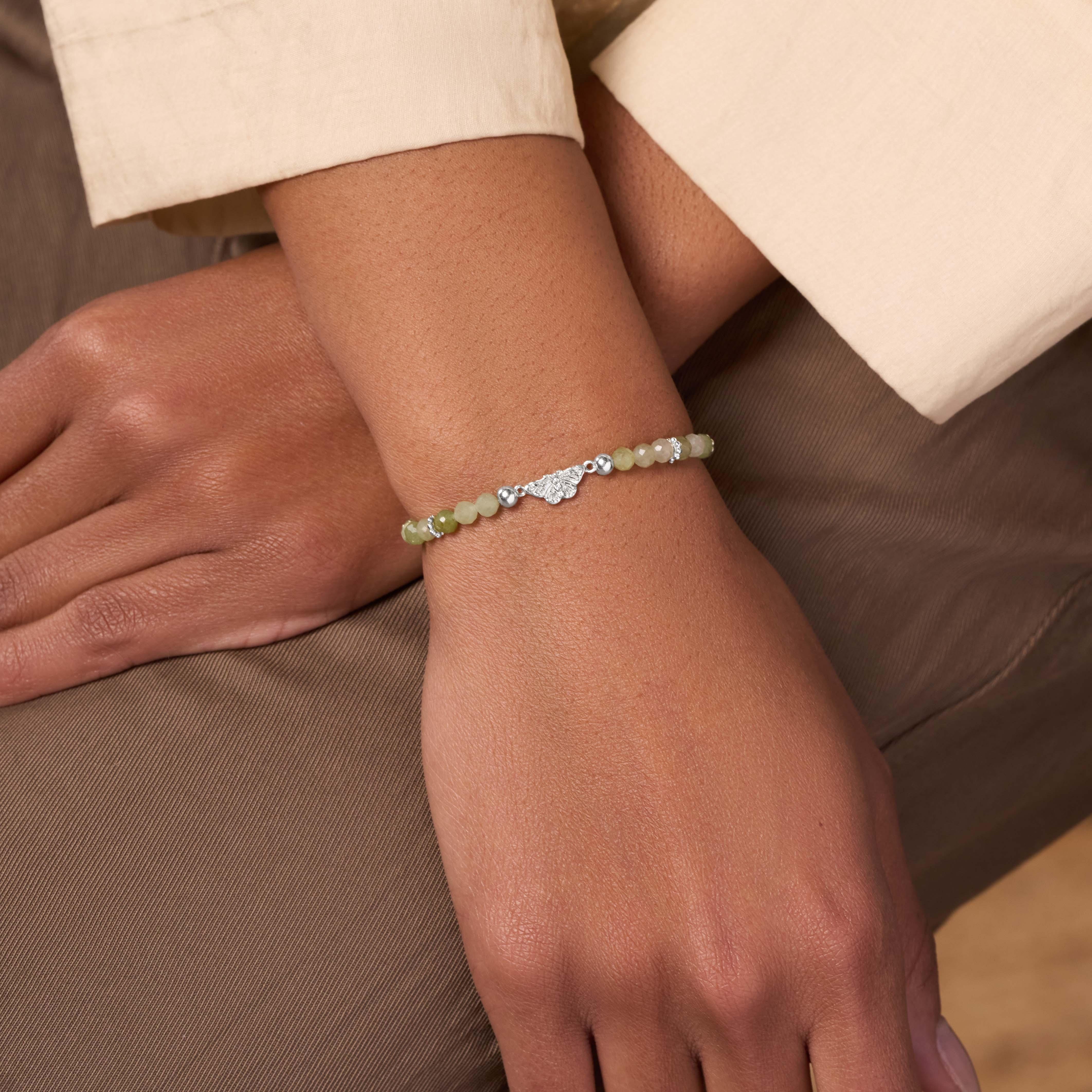 Blissful Flight Jade Butterfly Bracelet - Image 2