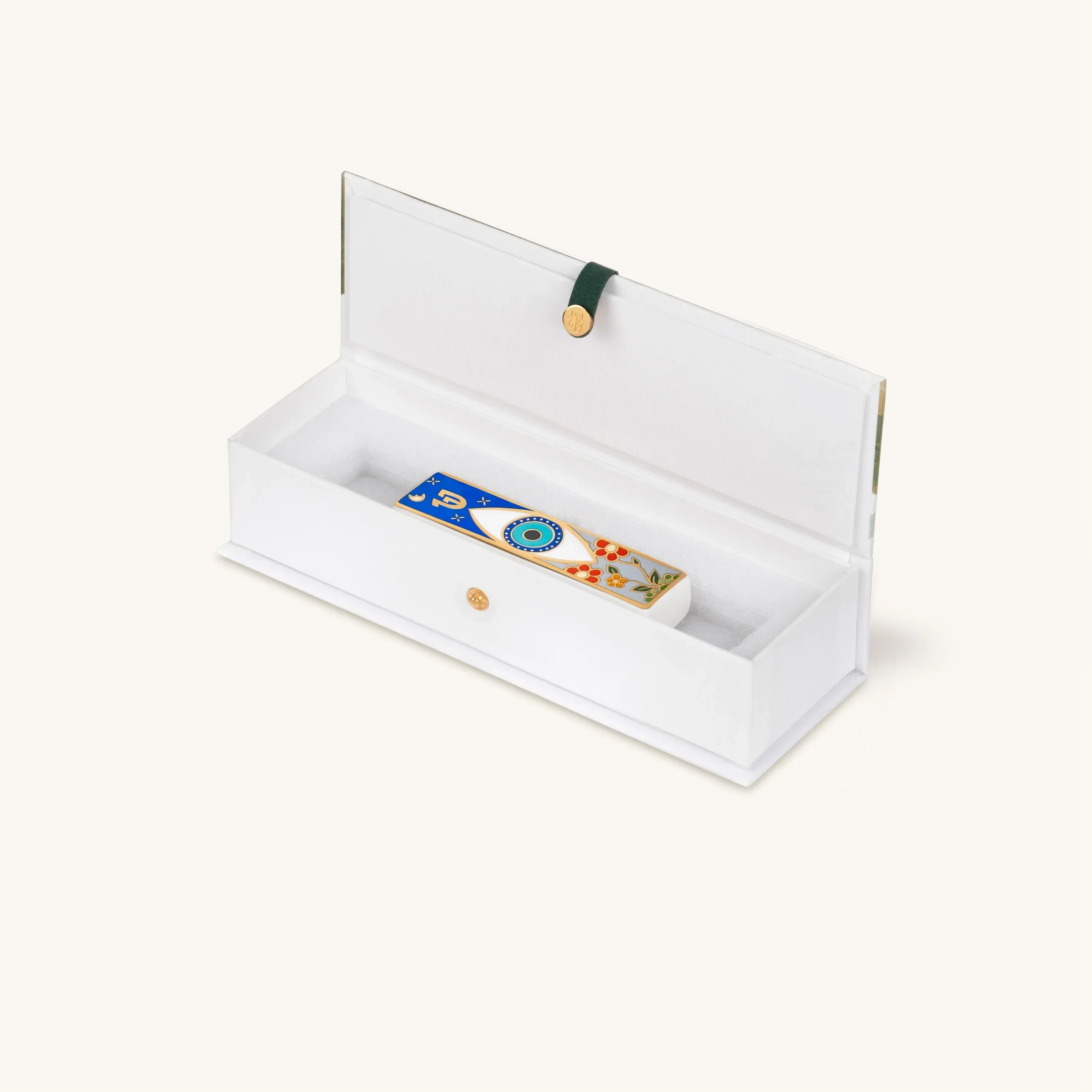 Blissful Horizons Ceramic Evil Eye Mezuzah - Image 5
