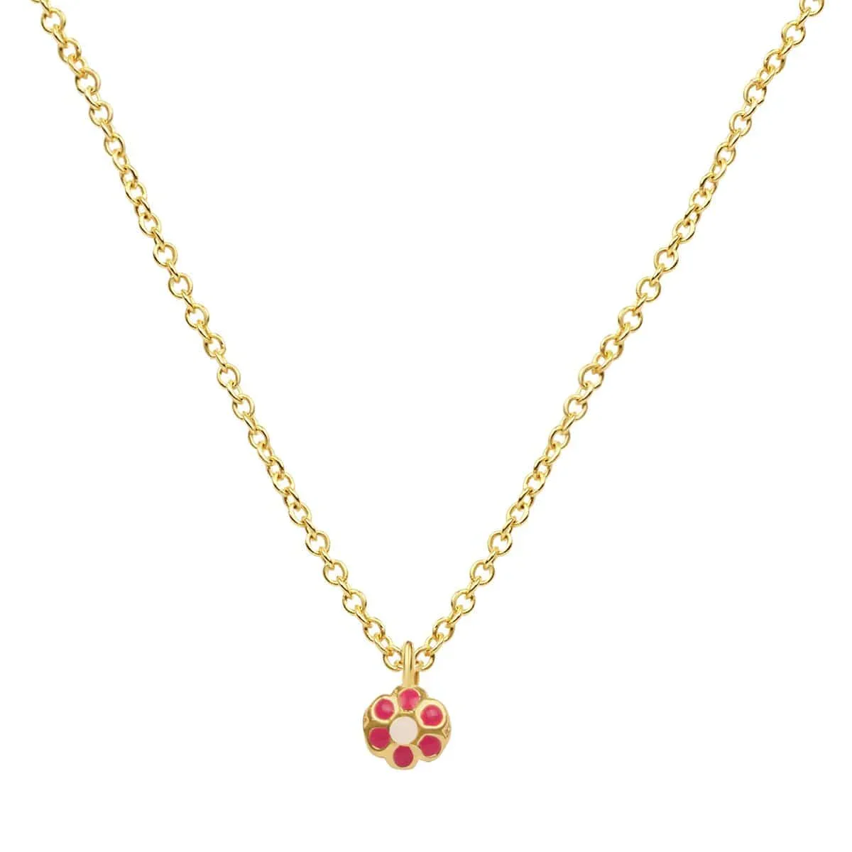 Blooming Playfulness - Flower Charm Necklace - Image 3