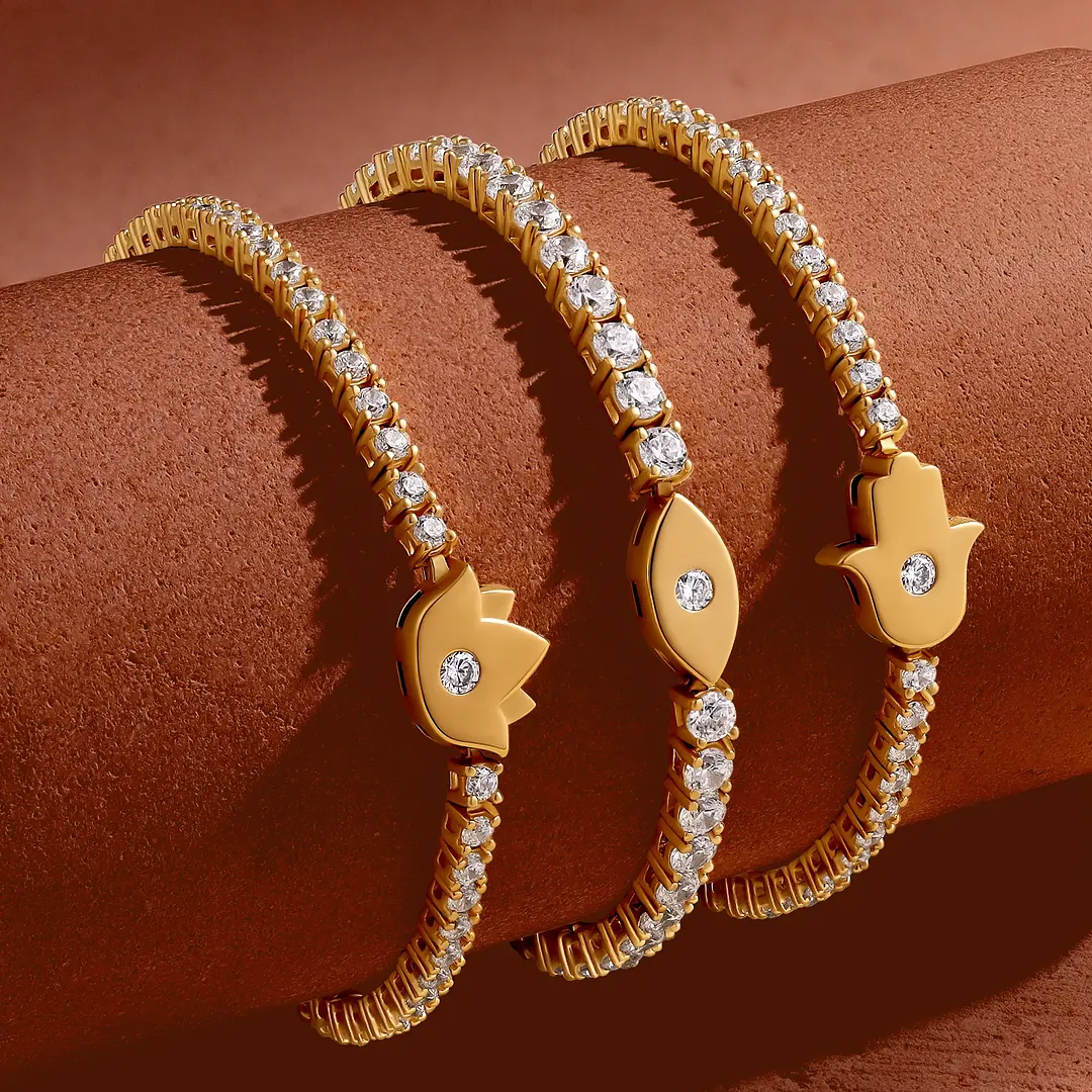 Sanctuary Light Hamsa Tennis Bracelet - Image 3