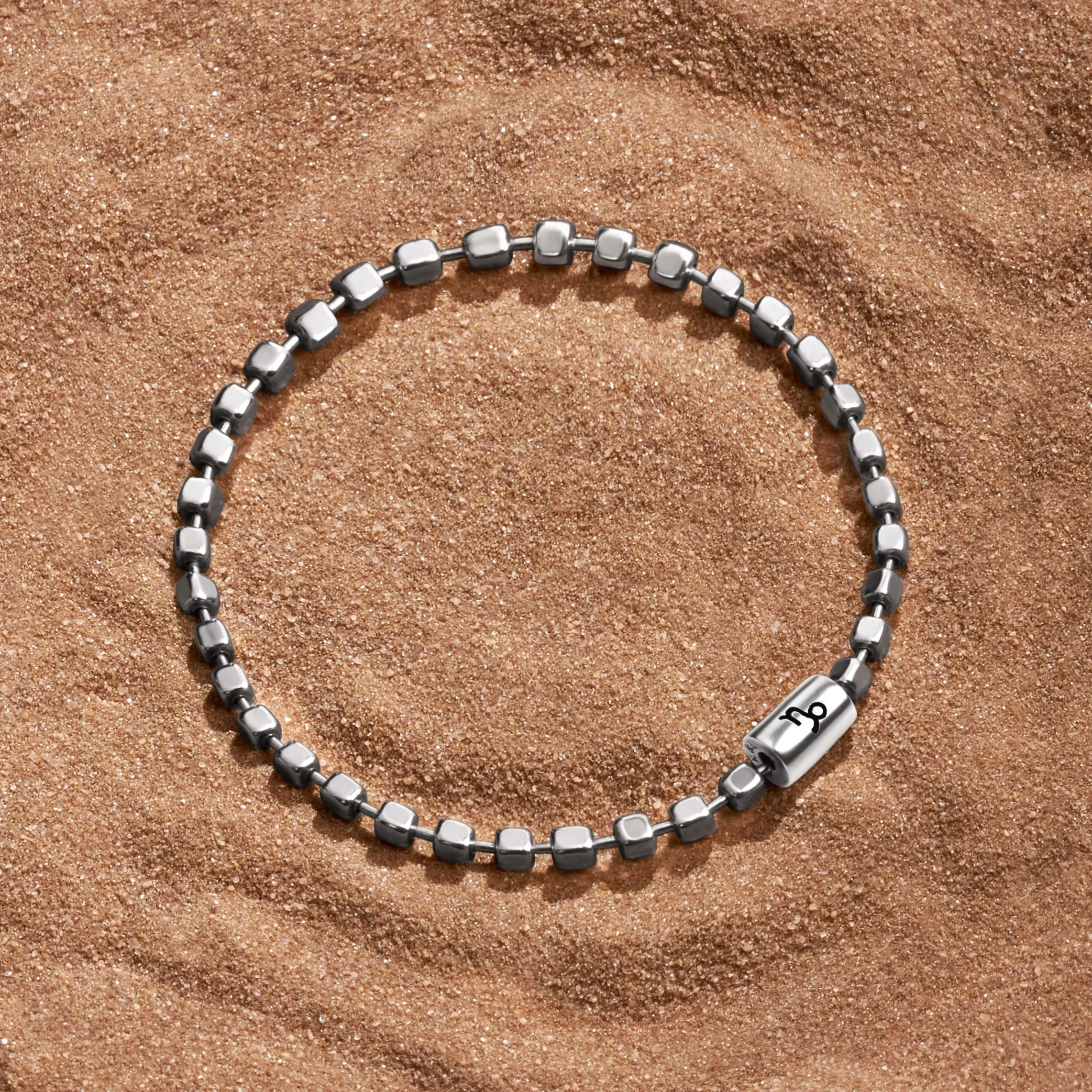 Bold Ambition Sterling Silver Capricorn Bracelet