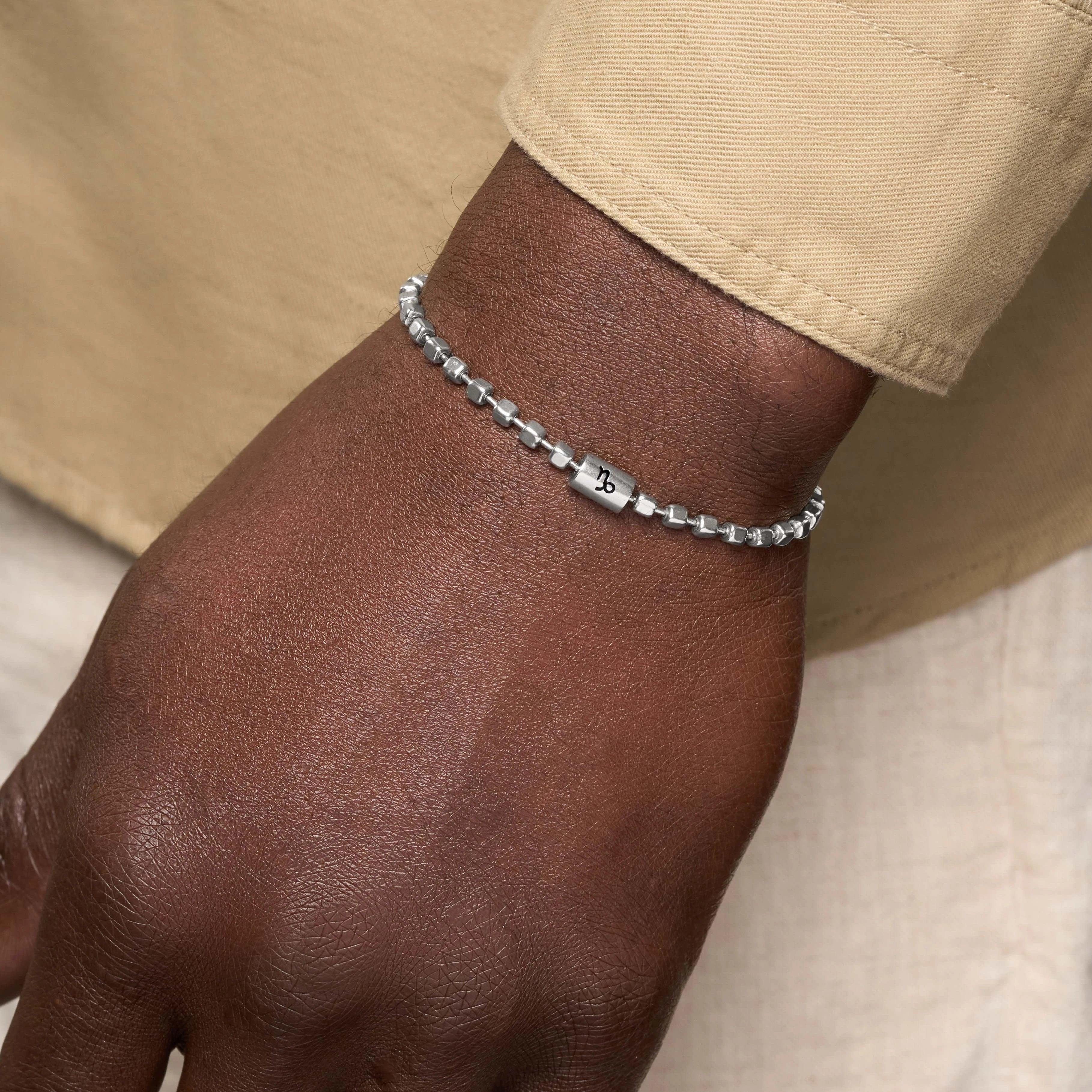 Bold Ambition Sterling Silver Capricorn Bracelet - Image 2