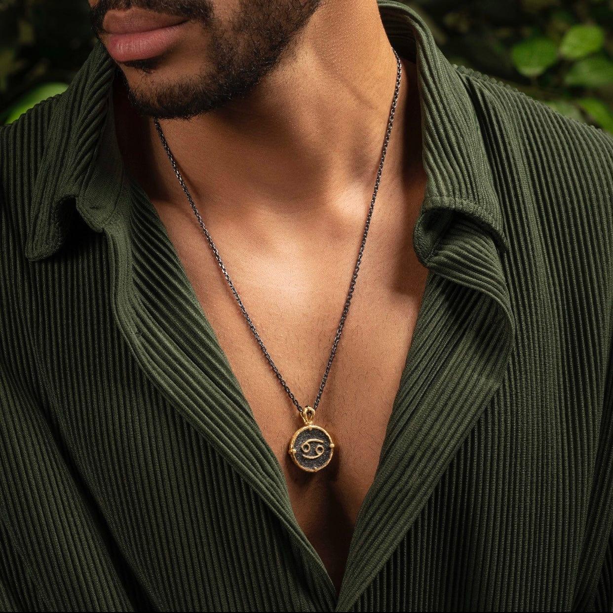 Nurturing Soul - Cancer Zodiac Onyx Necklace - Image 2