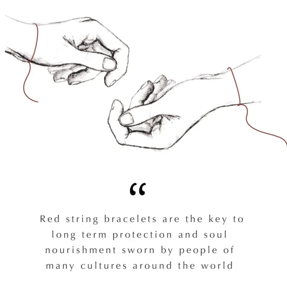 Branching Destiny - Red String Tree of Life Charm Bracelet - Image 4