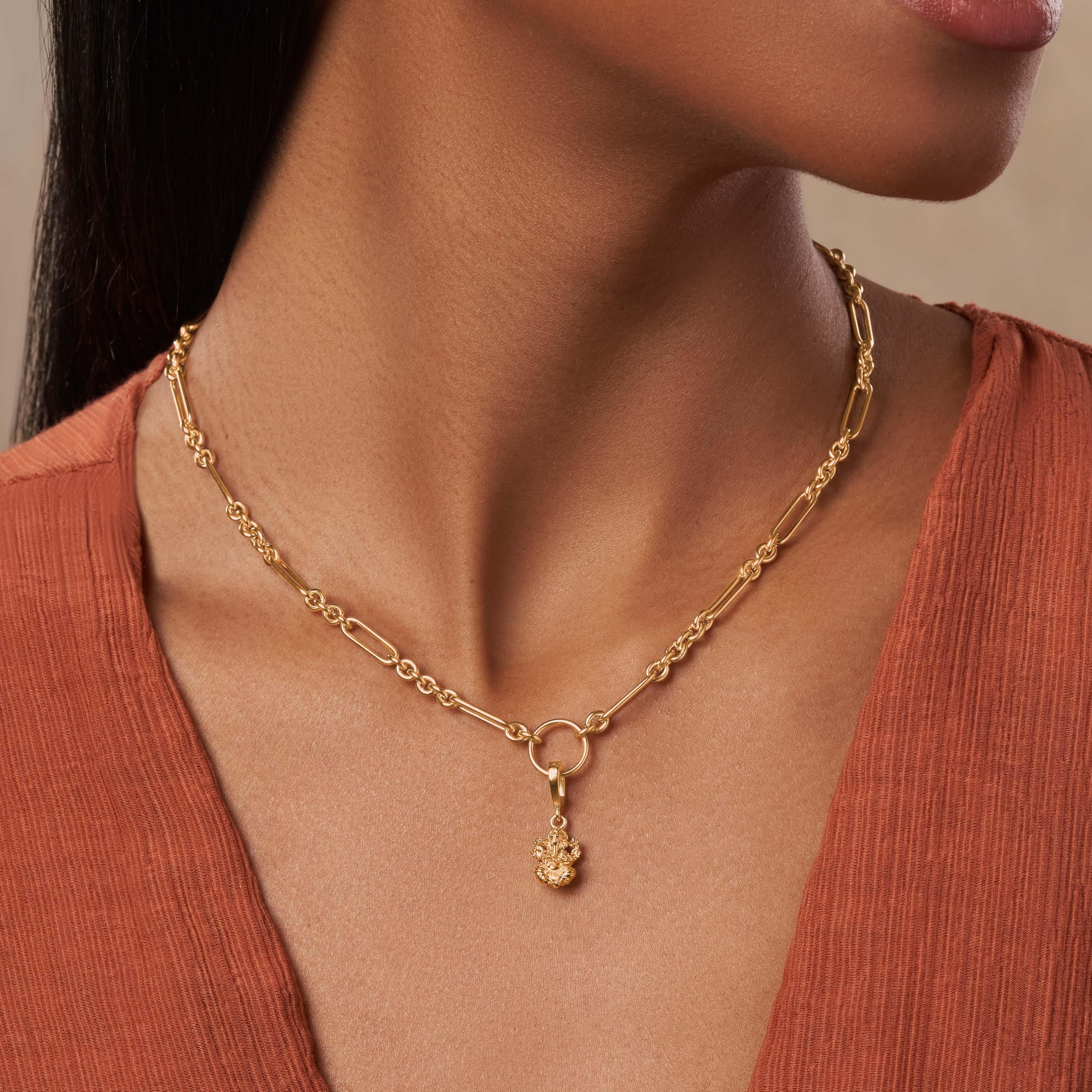 Graceful Confidence - Gold Ganesha Charm - Image 2