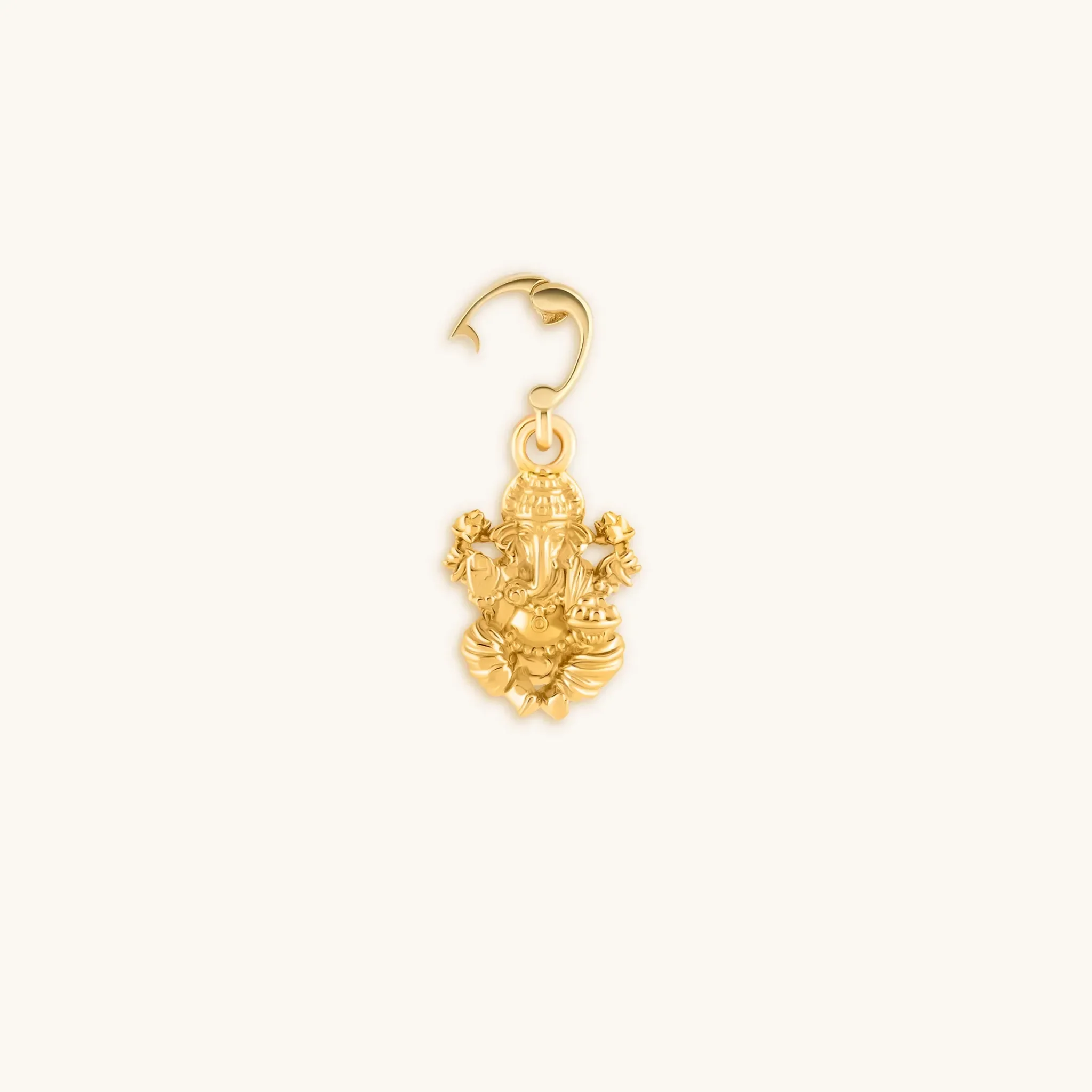 Graceful Confidence - Gold Ganesha Charm - Image 3