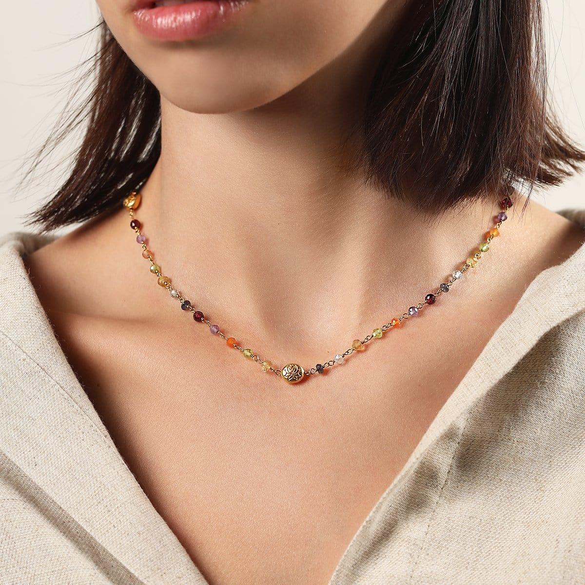 Budding Life - Lotus Multi Stone Chakra Wrap - Image 5