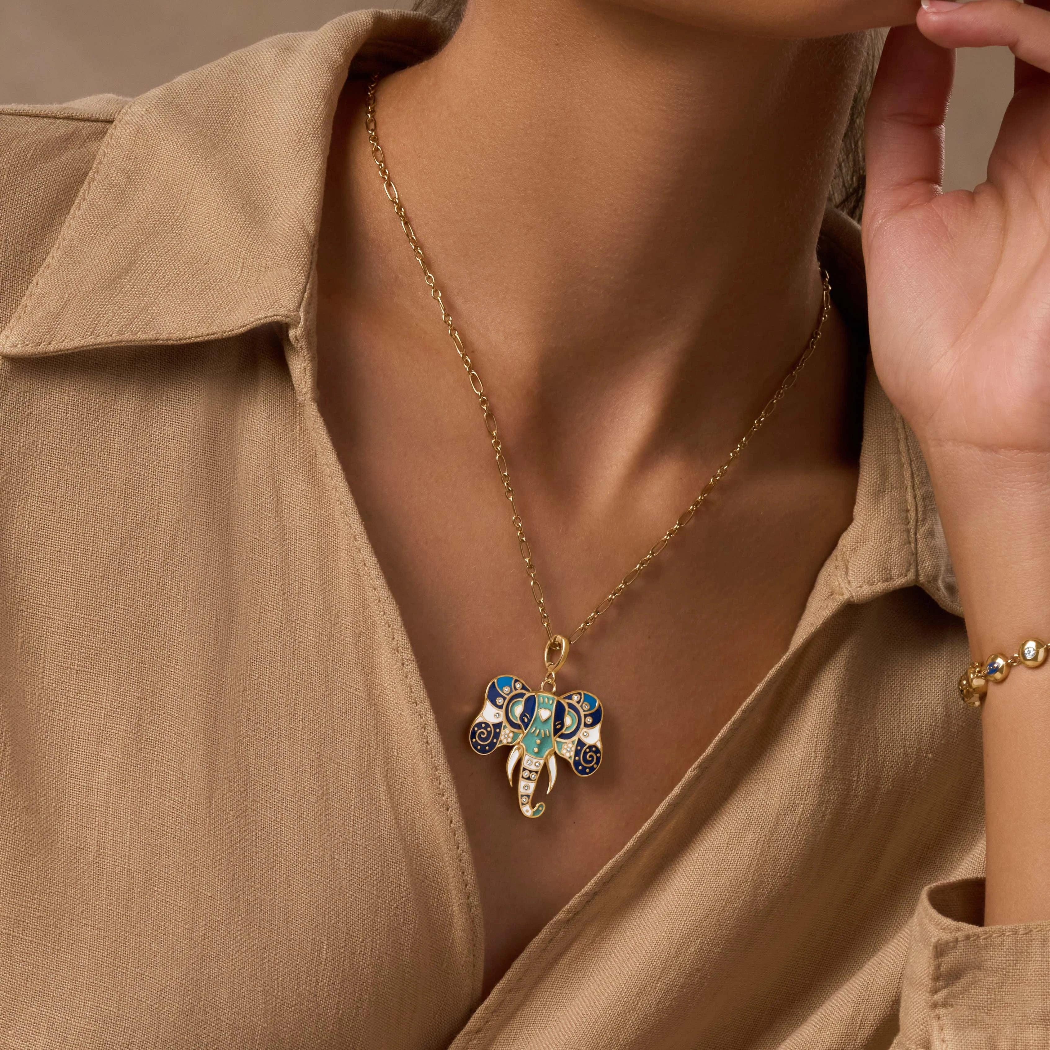 LIMITED EDITION: Calming Presence Elephant Charm Necklace - Image 2