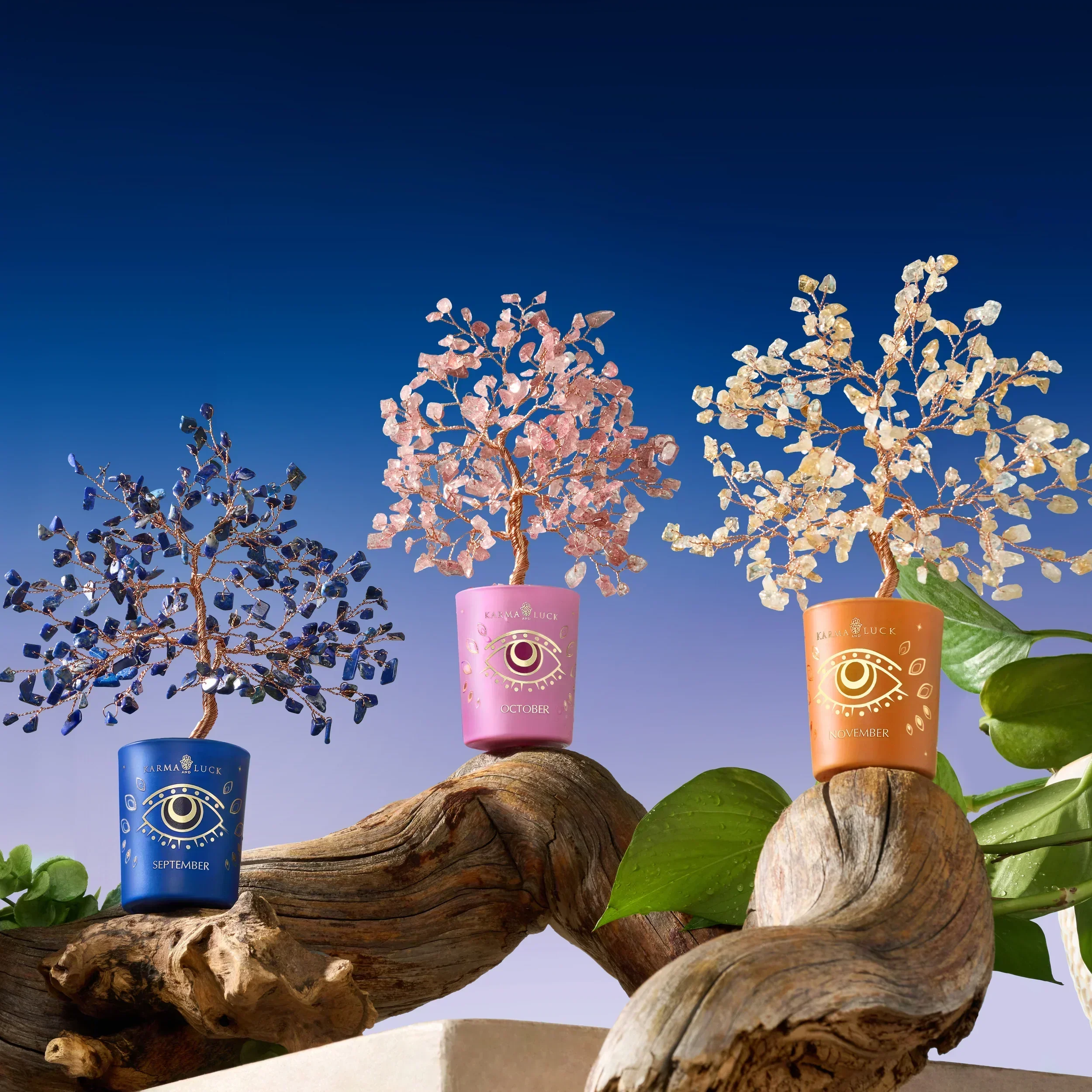 Intuitive Charm Lapis September Birthday Tree - Image 2