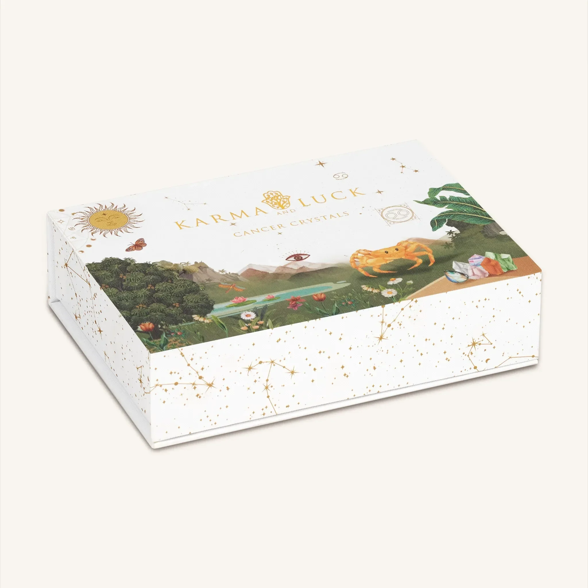 Intuitive Compassion Cancer Zodiac Crystal Box - Image 2
