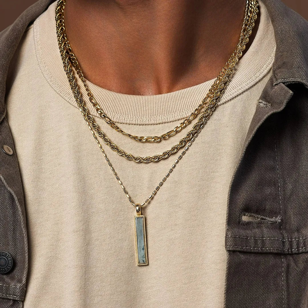 Celestial Poise Labradorite Necklace Set - Image 2