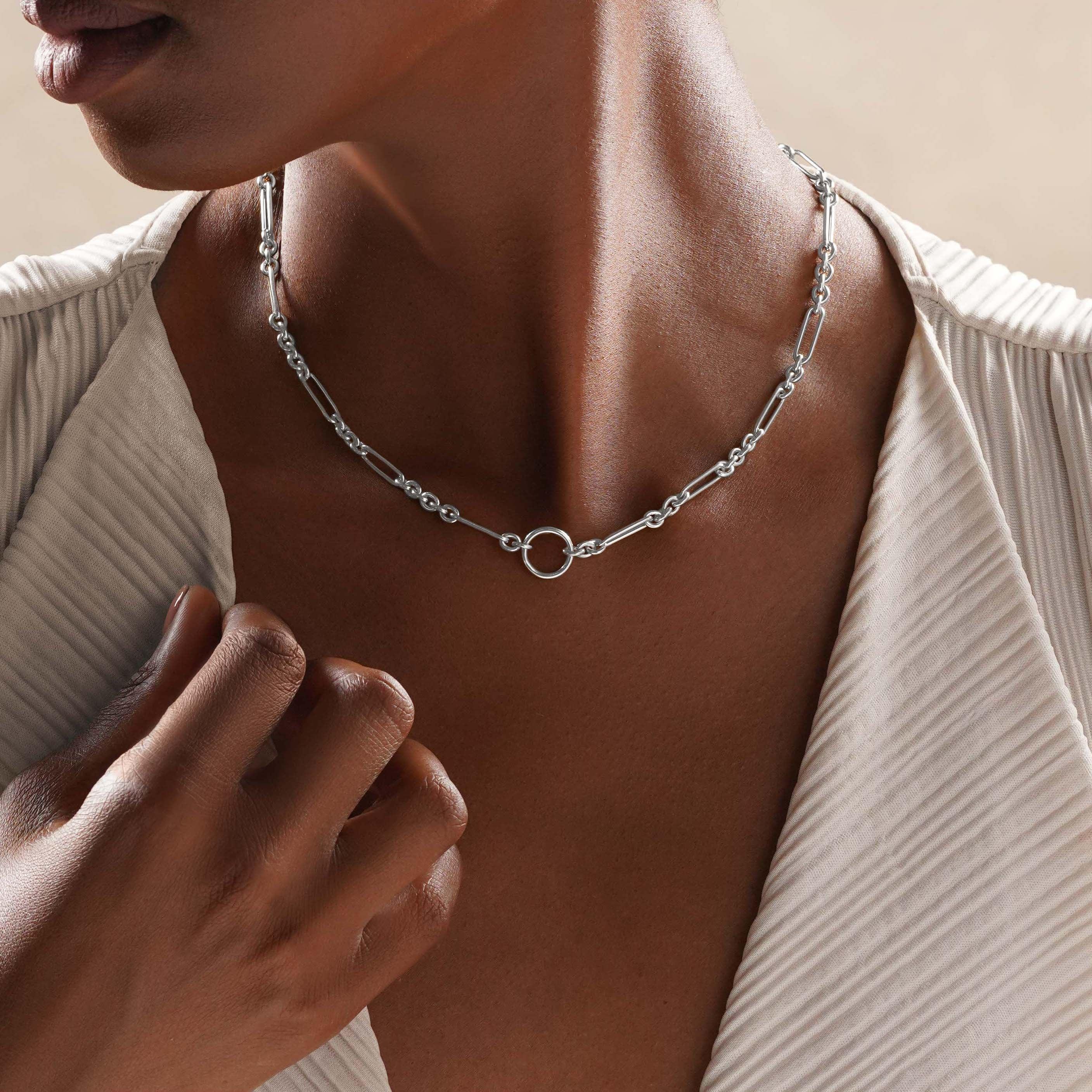 Celestial Ties - Silver Necklace - Image 4