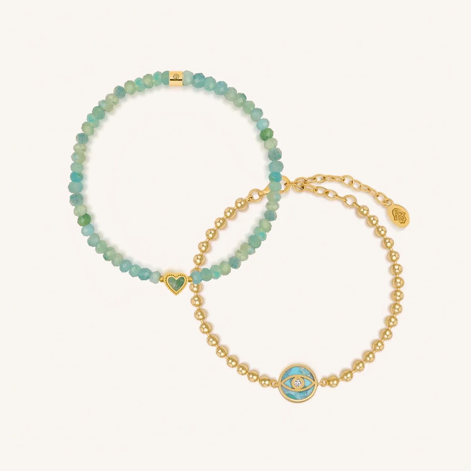 Celestial Truth Amazonite & Turquoise Bracelet Set