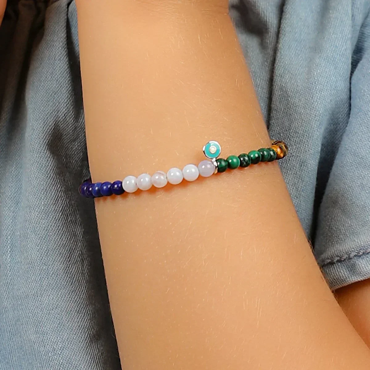 Cheerful Protection -  Evil Eye Bracelet Kid Size - Image 3
