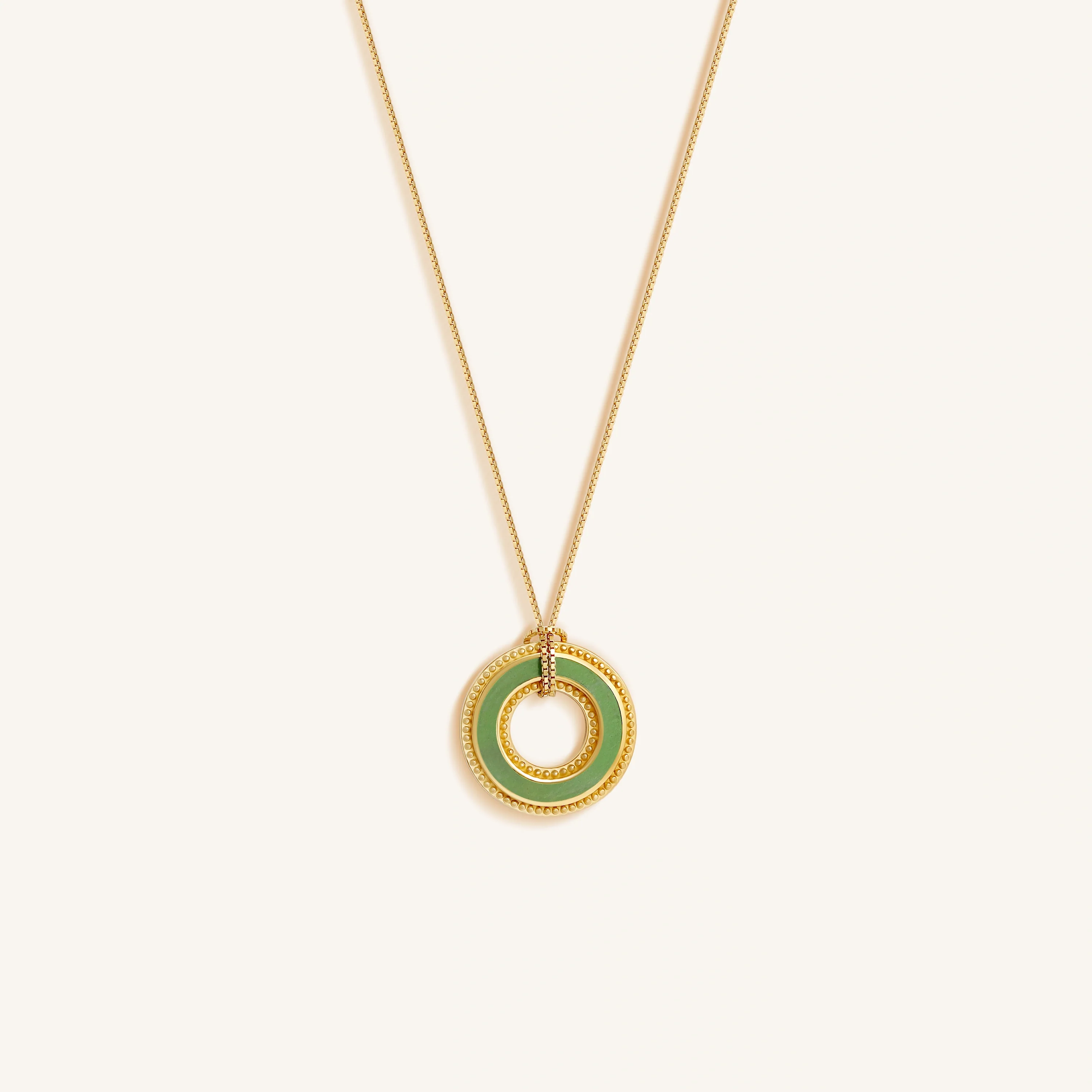 Circle of Harmony Jade Karma Necklace