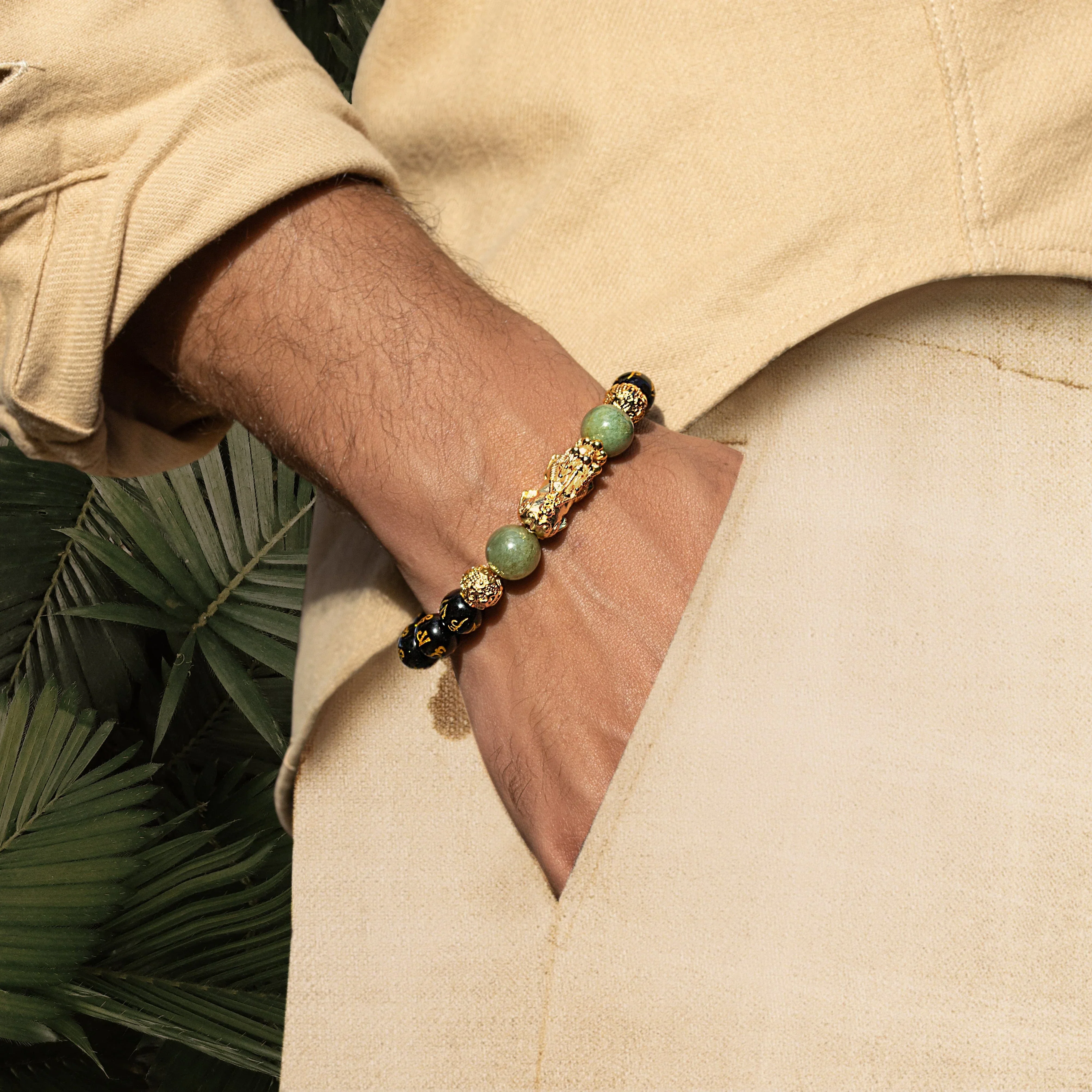Cleansed Aura - Obsidian Wealth Bracelet - Image 2