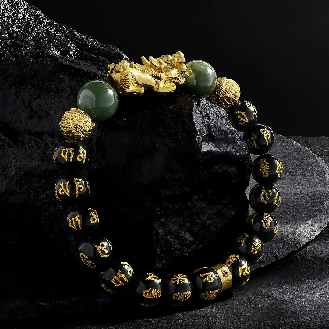 Cleansed Aura - Obsidian Wealth Bracelet - Image 3
