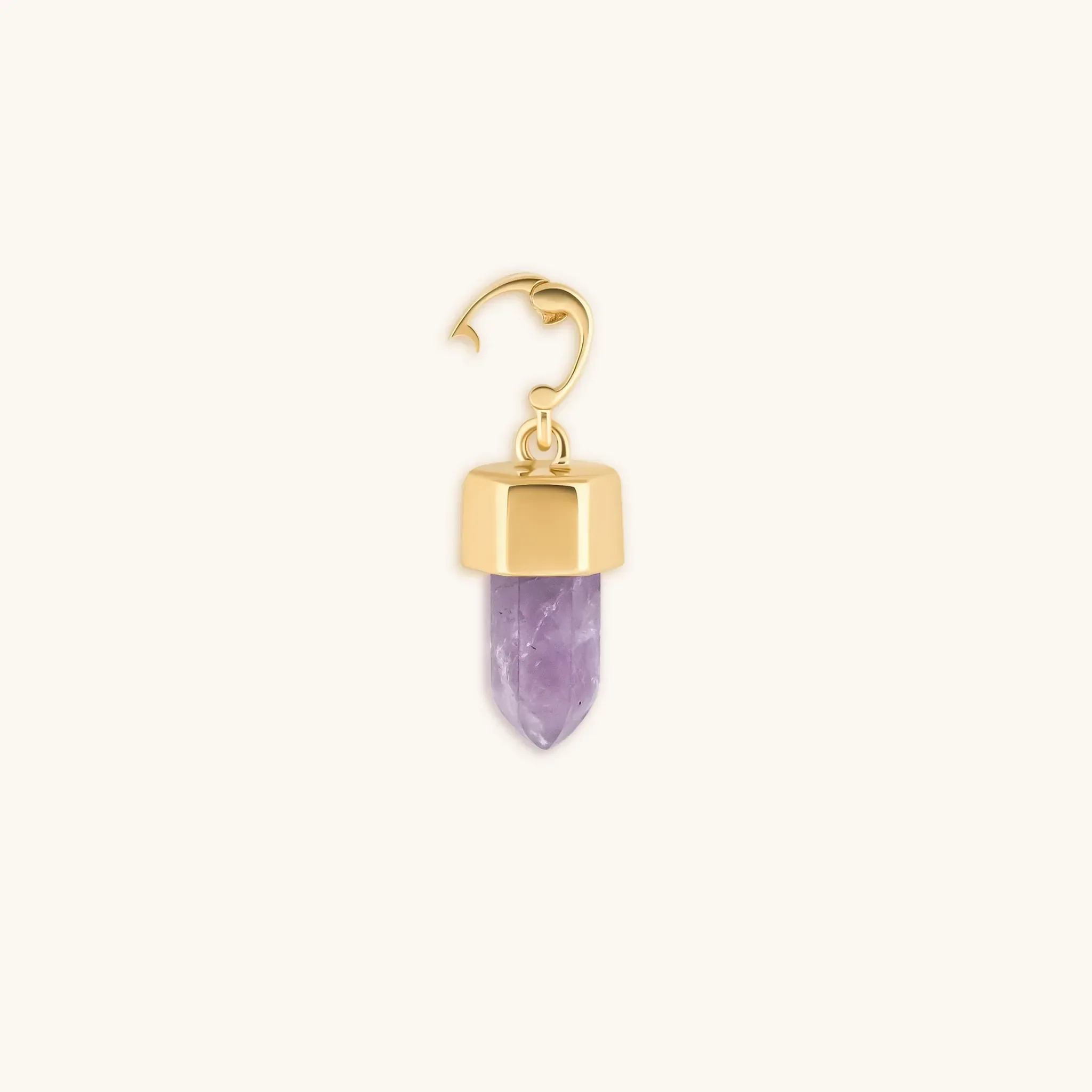 Comfort and Calm - Amethyst Pointer Charm - Image 4