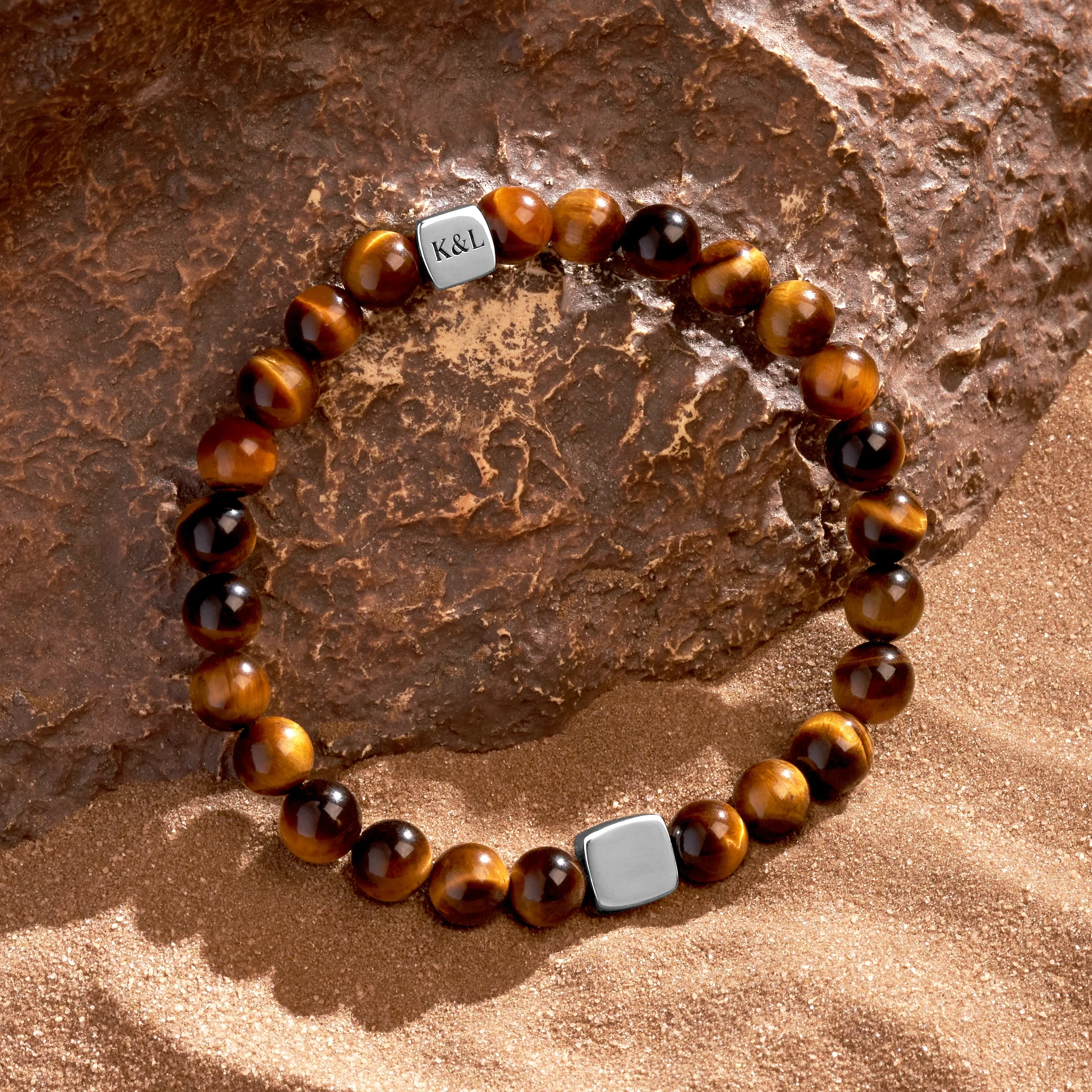 Confidence Secured Tiger’s Eye & Black Onyx Bracelet - Image 3