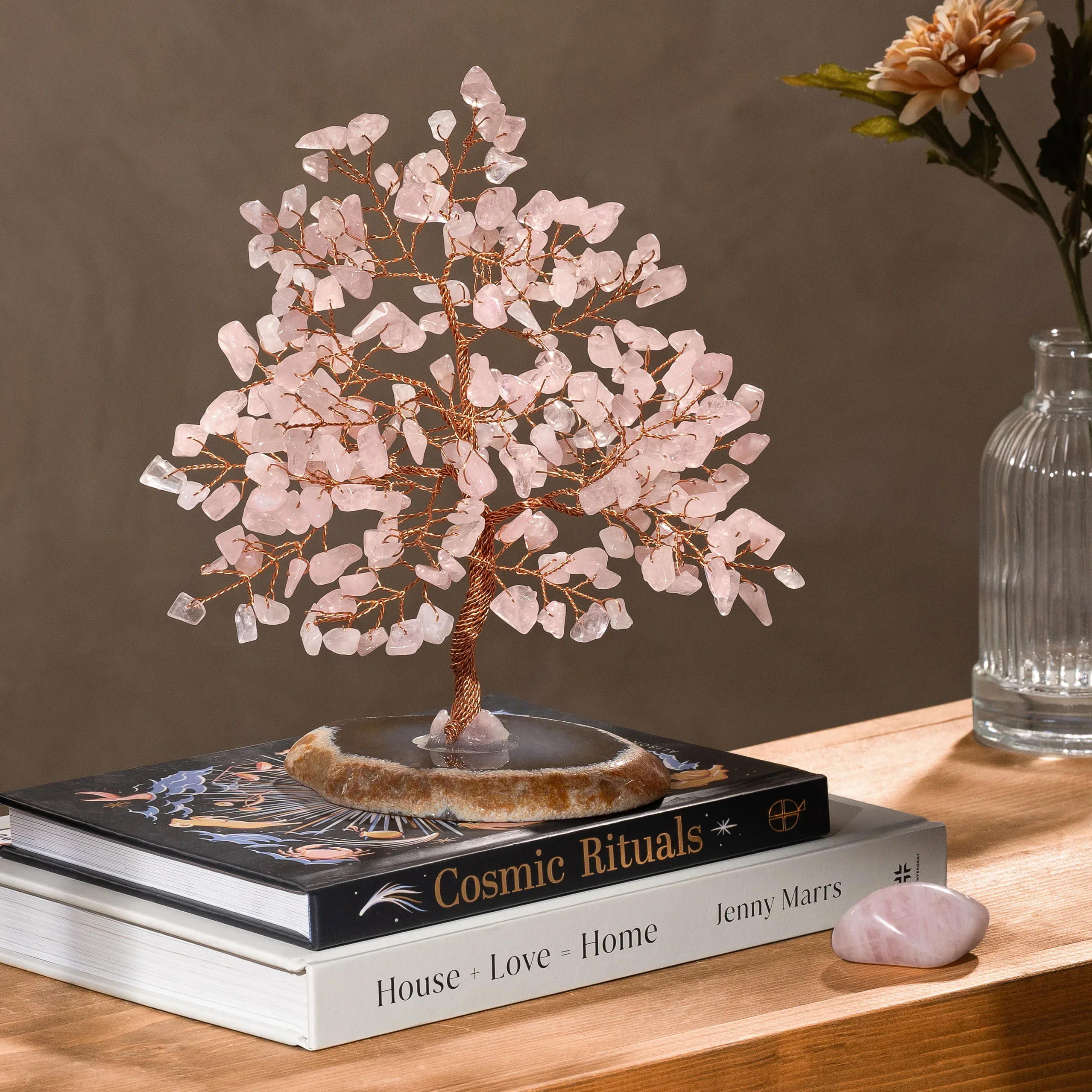 Love Harmony - Rose Quartz Feng Shui Tree - Image 5