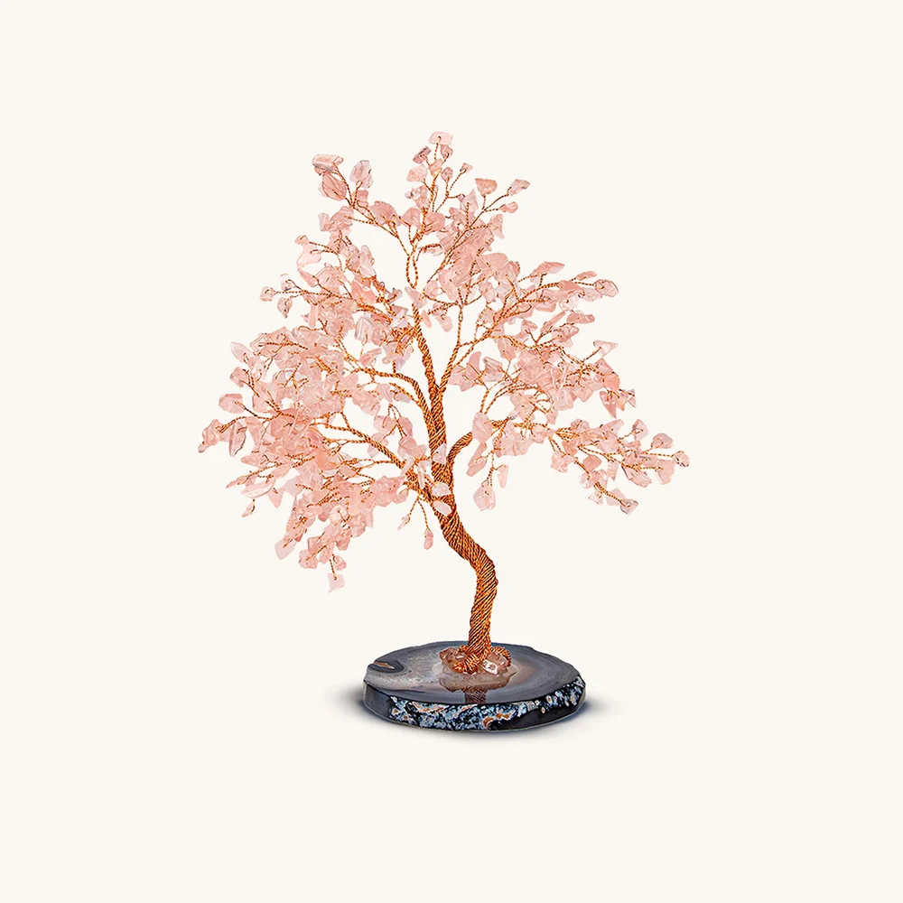 Love Harmony - Rose Quartz Feng Shui Tree - Image 7