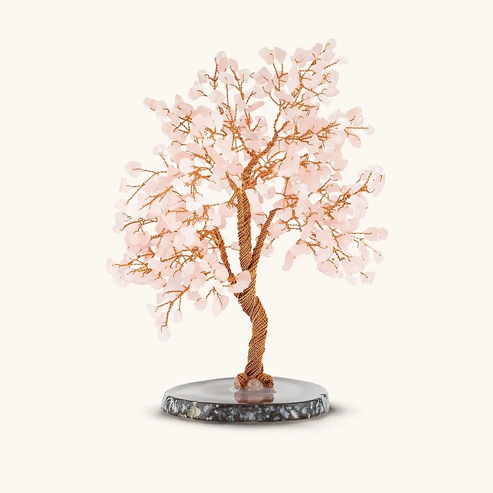 Love Harmony - Rose Quartz Feng Shui Tree - Image 8